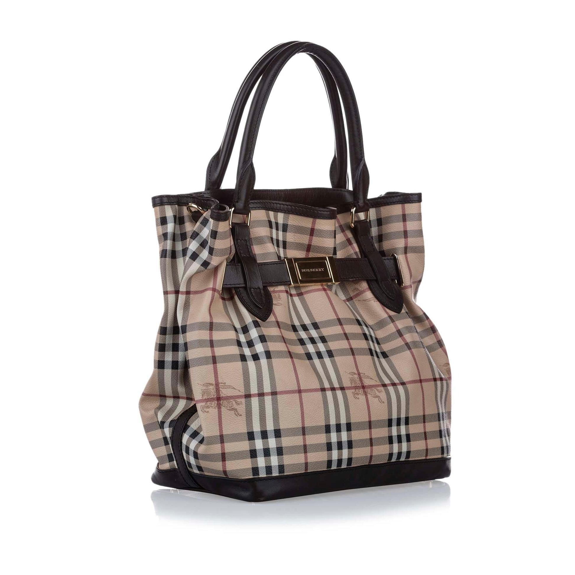 Burberry Haymarket Satchel Bag - Ewore Bags