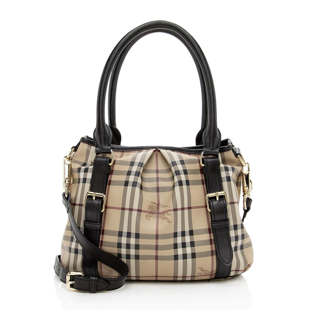 Burberry Haymarket Satchel Bag - Ewore Bags