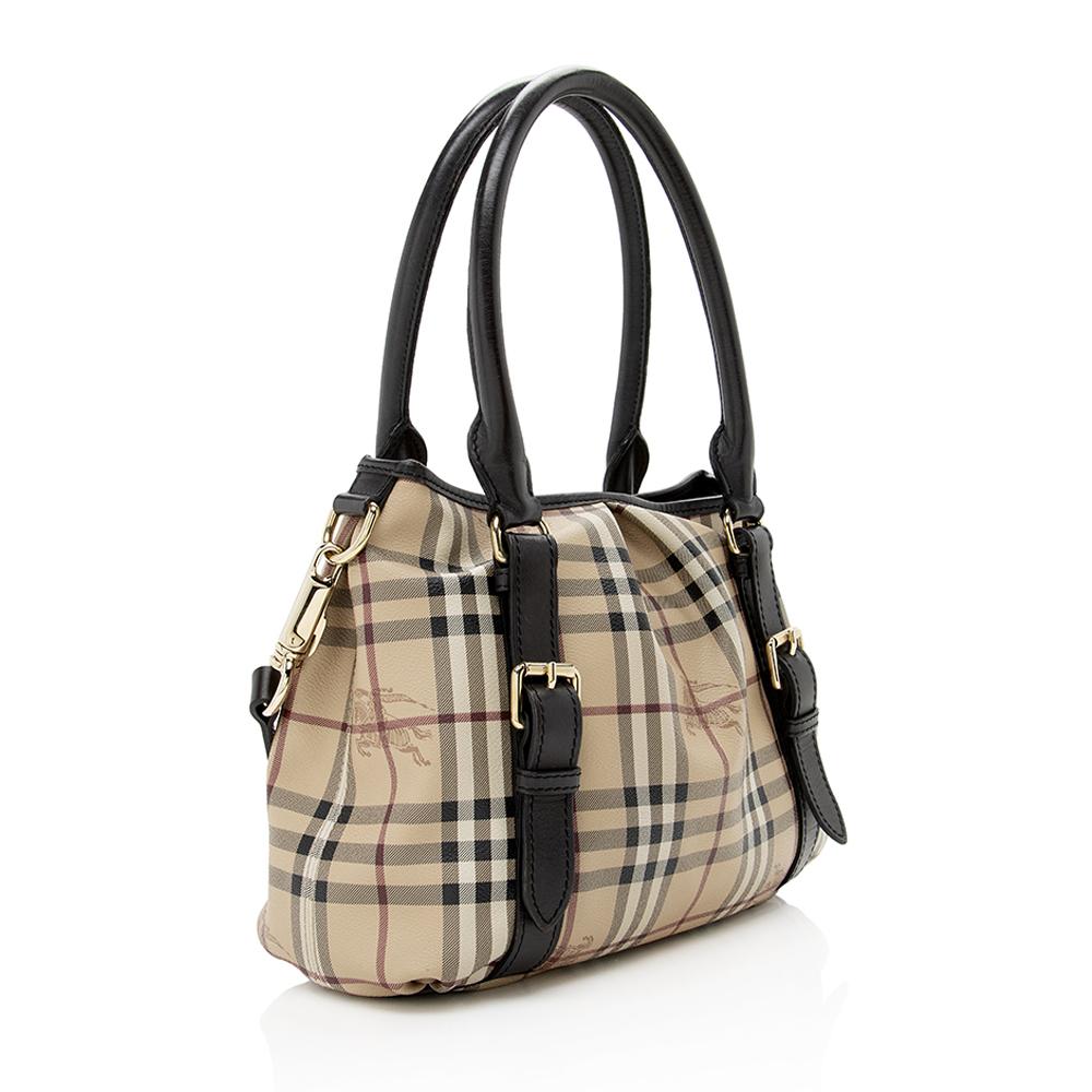 Burberry Haymarket Satchel Bag - Ewore Bags