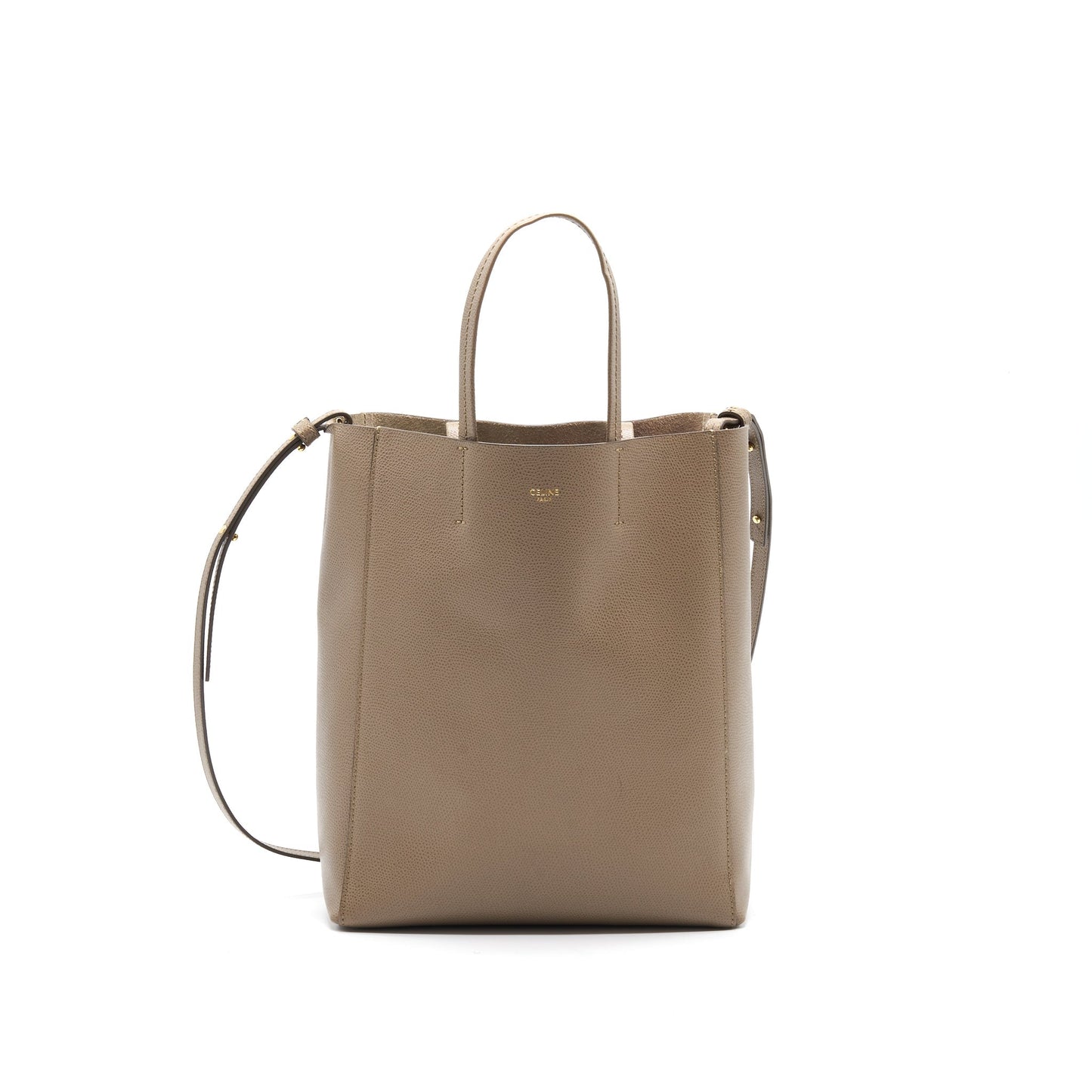Celine Small Vertical Bucket Purse Grey
