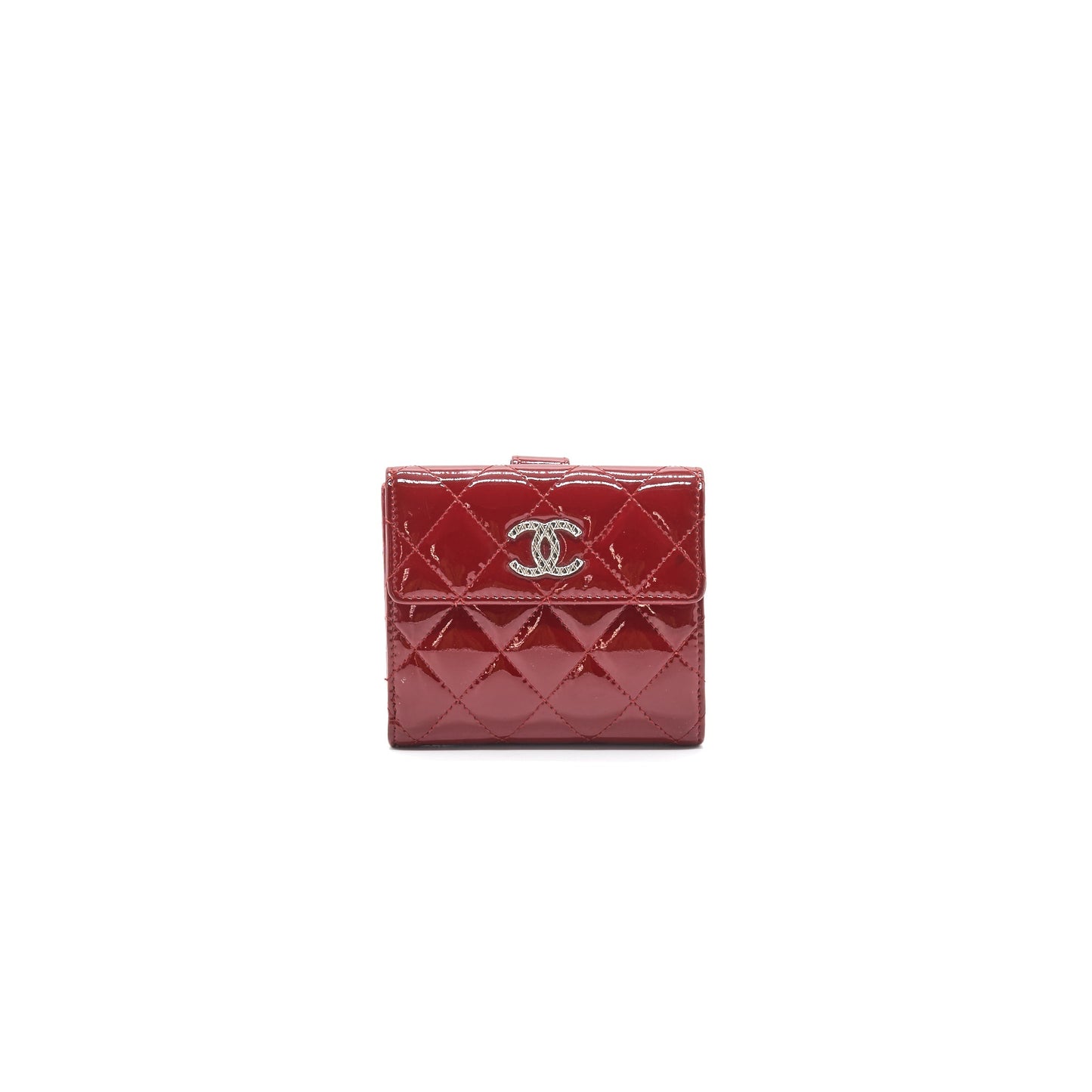 Chanel Patent small Wallet Rouge