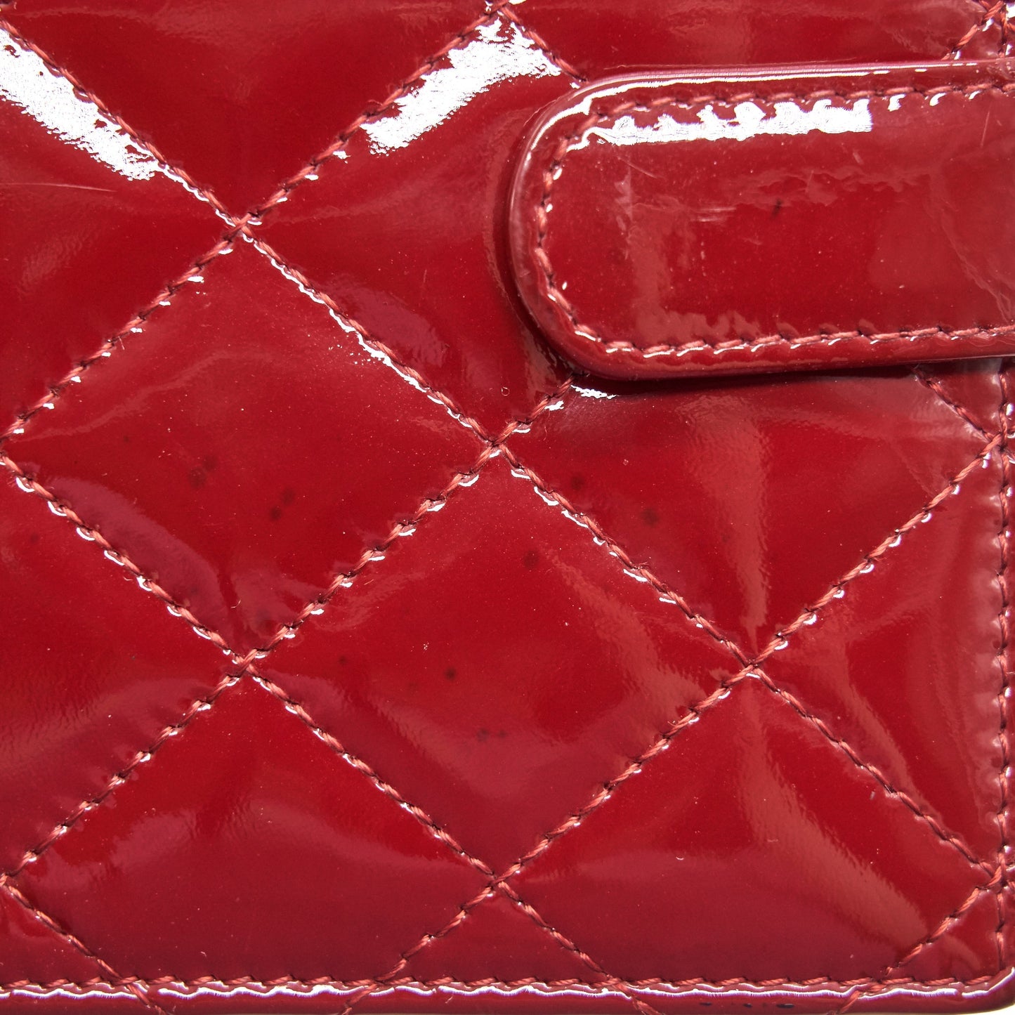 Chanel Patent small Wallet Rouge