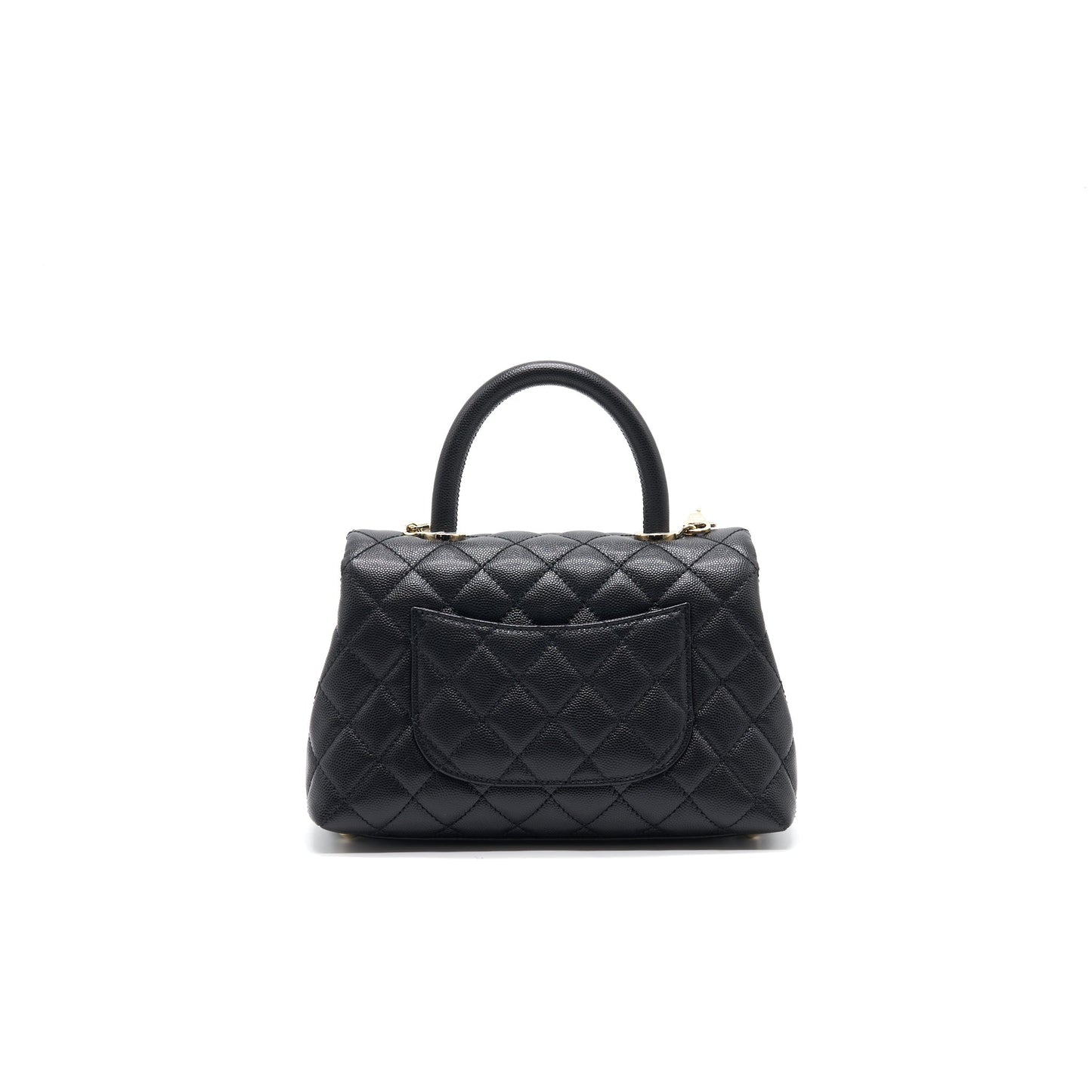Chanel Cocohandle Mini Black LGHW Handbag