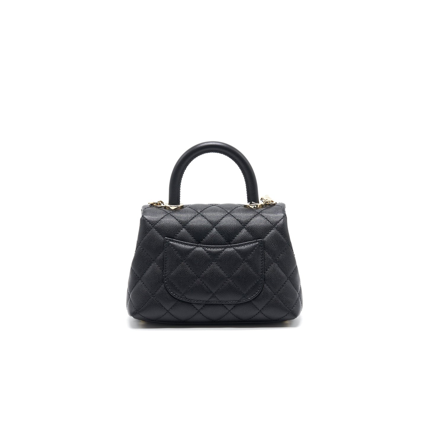 Chanel Coco Handle Extra Mini Black LGHW Handbag