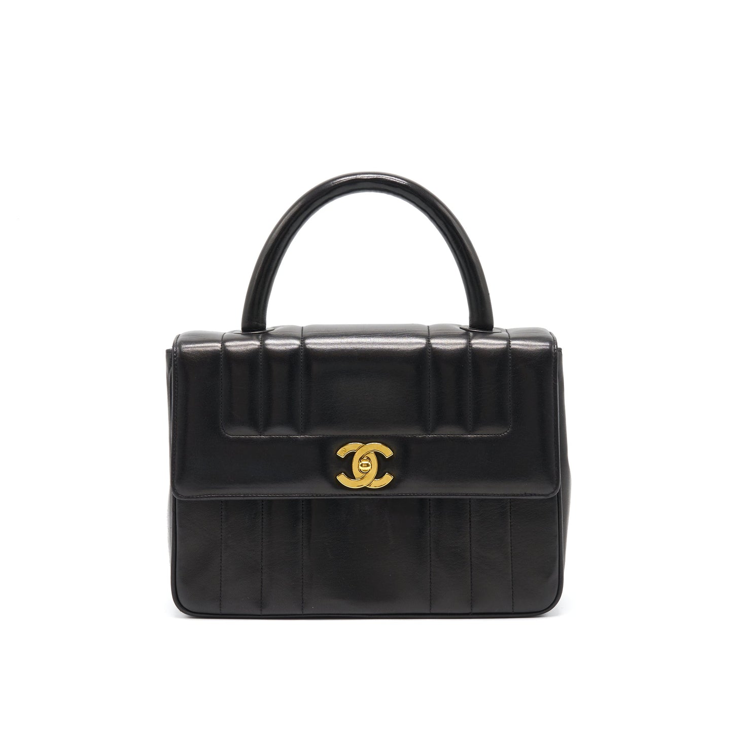 Chanel Lambskin Kelly Bag black GHW