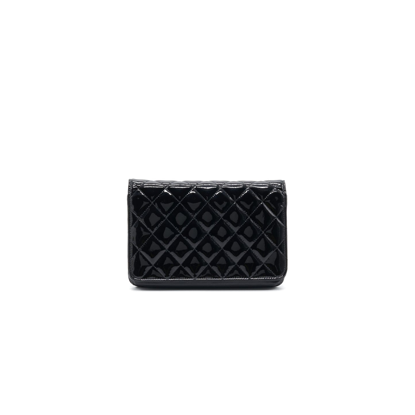 Chanel Wallet on Chain Patent leather black SHW Crossbody