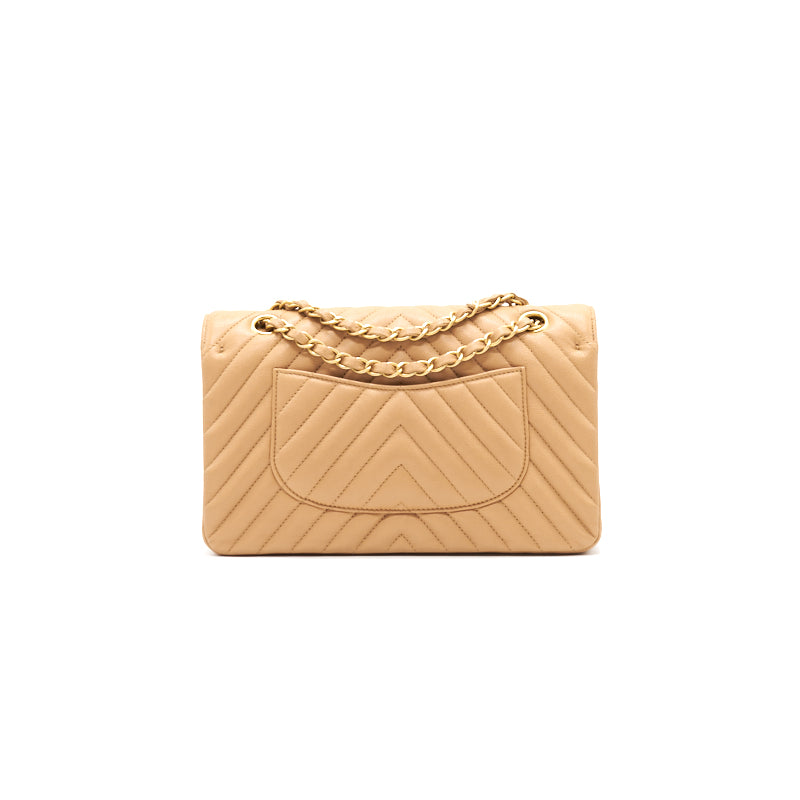 Chanel Medium Classic Flap Dark beige with GHW Shoulder Bag