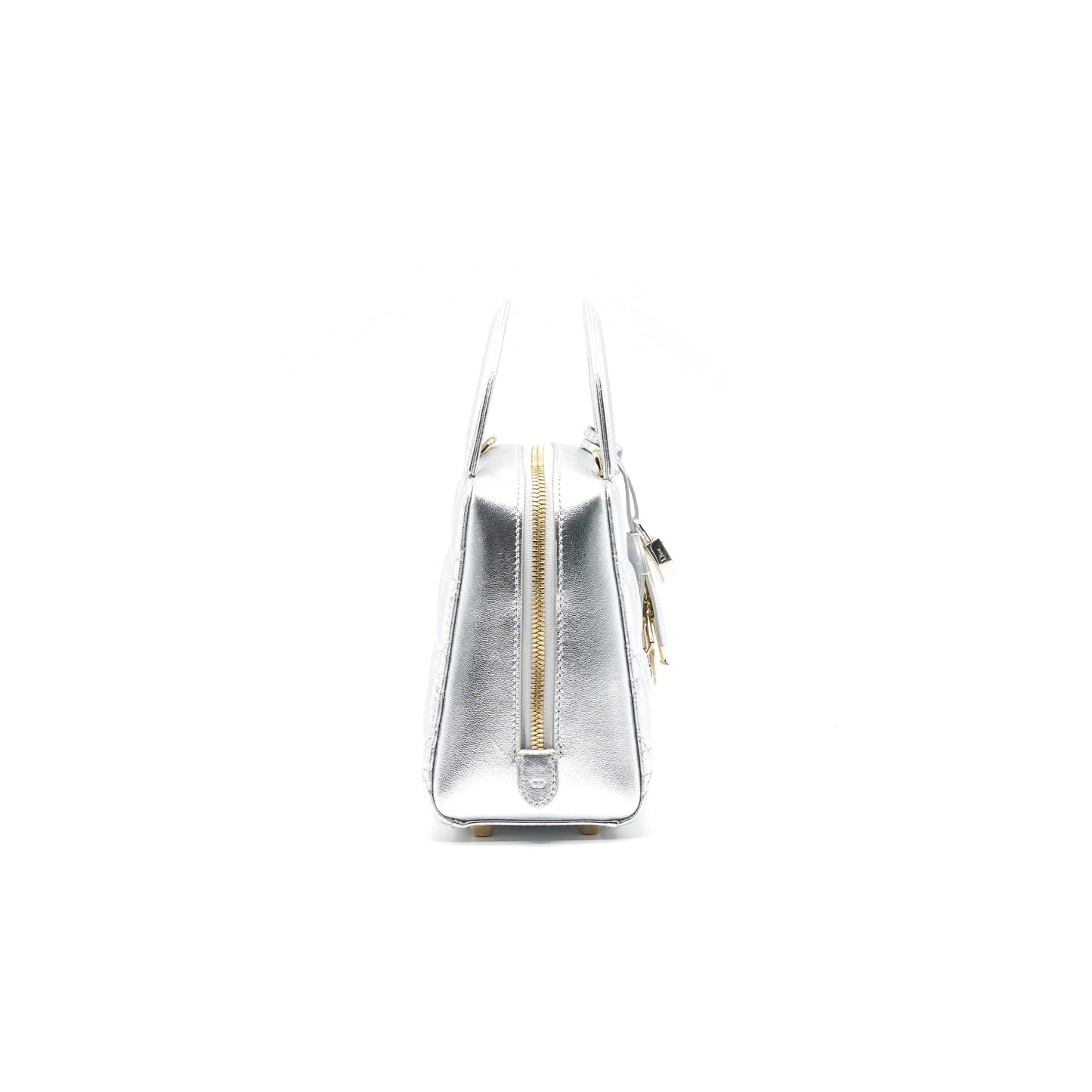 Dior Small Lily Tote Silver Lambskin