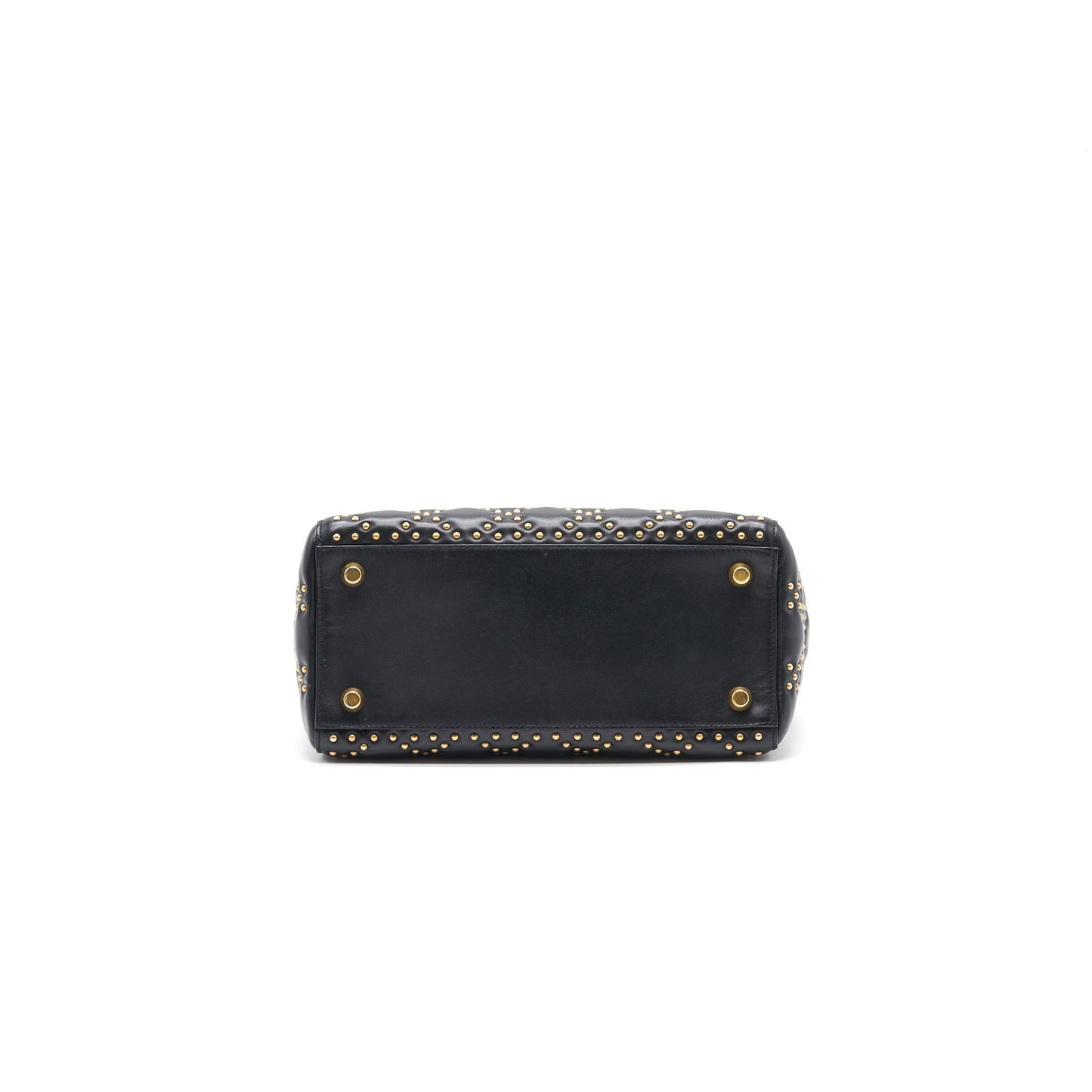 Dior Supple Lady Dior Studded Tote Purse