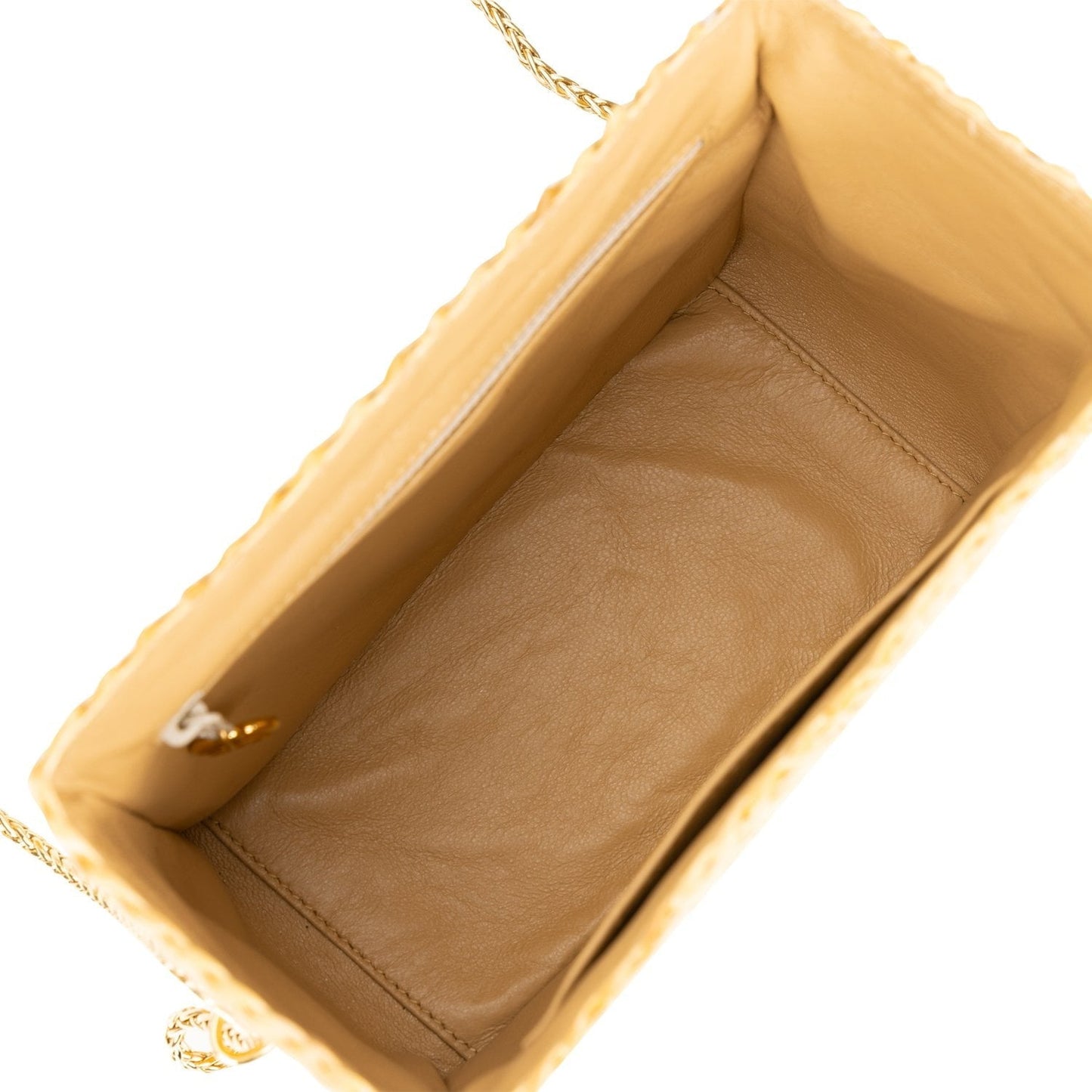Chanel  Small Picnic Basket Bag Natural Wicker Gold Hardware