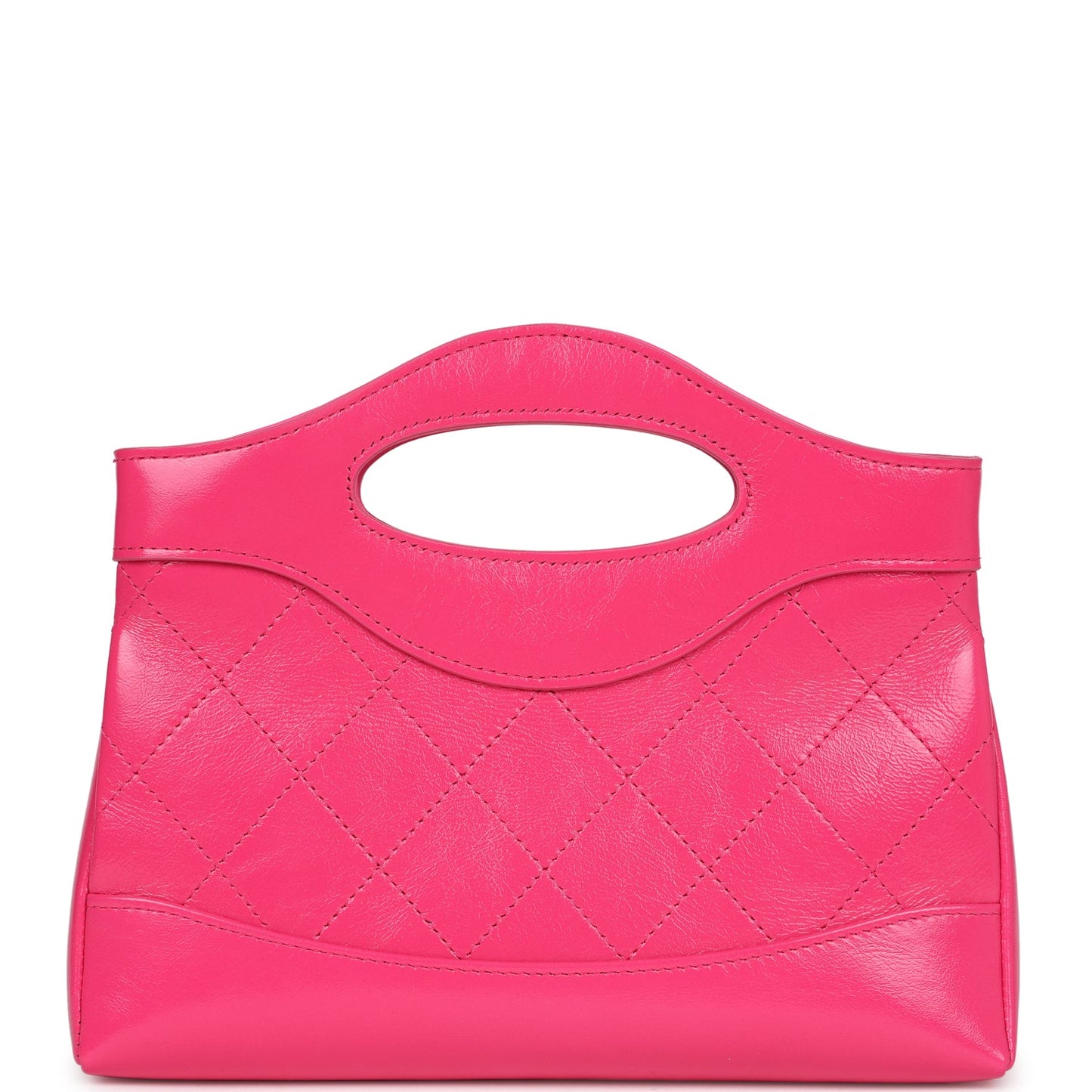 Chanel Nano 31 Shopper Pink Shiny Aged Calfskin Gold Hardware