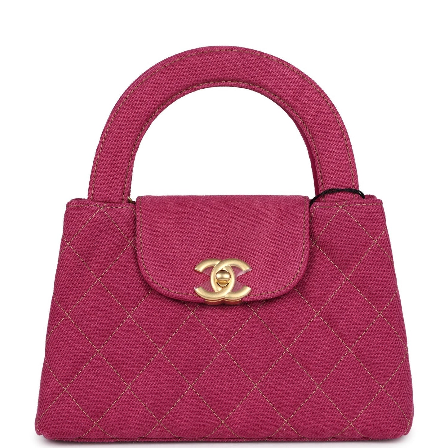 Chanel Small Kelly Shopper Pink Washed Brushed Gold Hardware Handbag