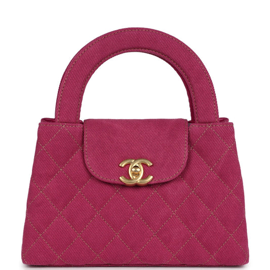 Chanel Small Kelly Shopper Pink Washed Brushed Gold Hardware Crossbody