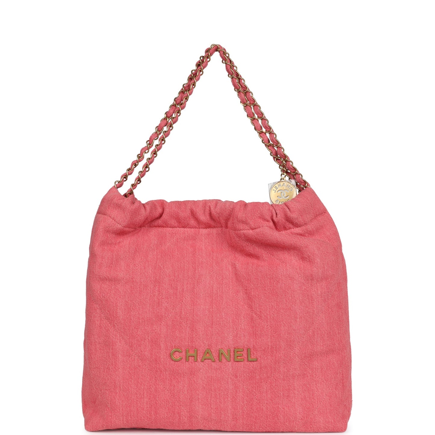 Chanel Small 22 Bag Light Red Washed Gold Hardware