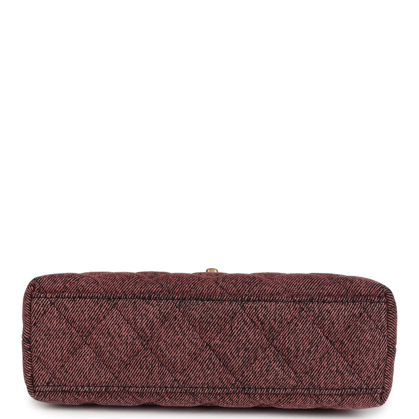 Chanel Small Kelly Shopper Pink Washed Denim Brushed Gold Hardware