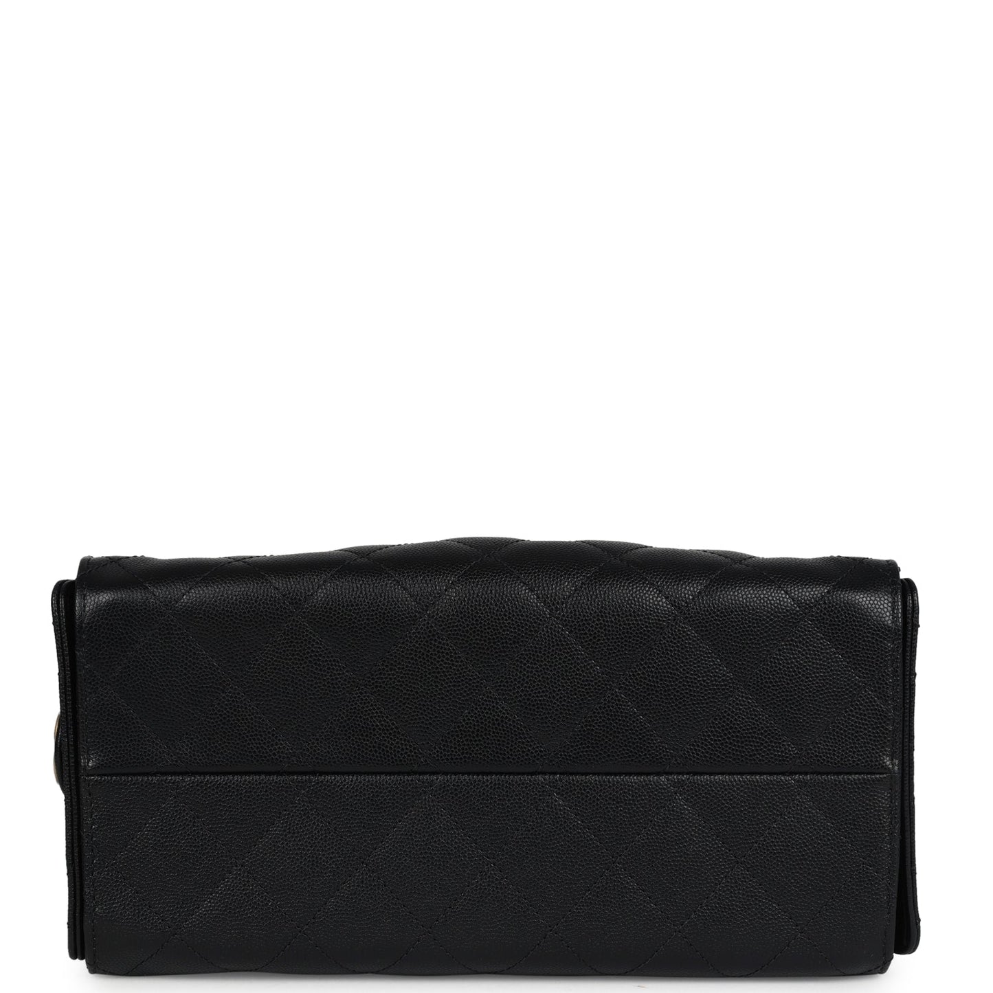 Chanel Small 25 Hobo Bag Black Caviar Antique Gold Hardware