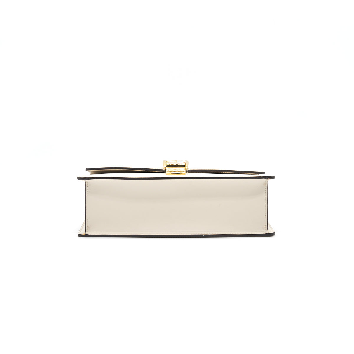 Gucci Sylvie Small Shoulder Bag White  (Leather Strap Missing)