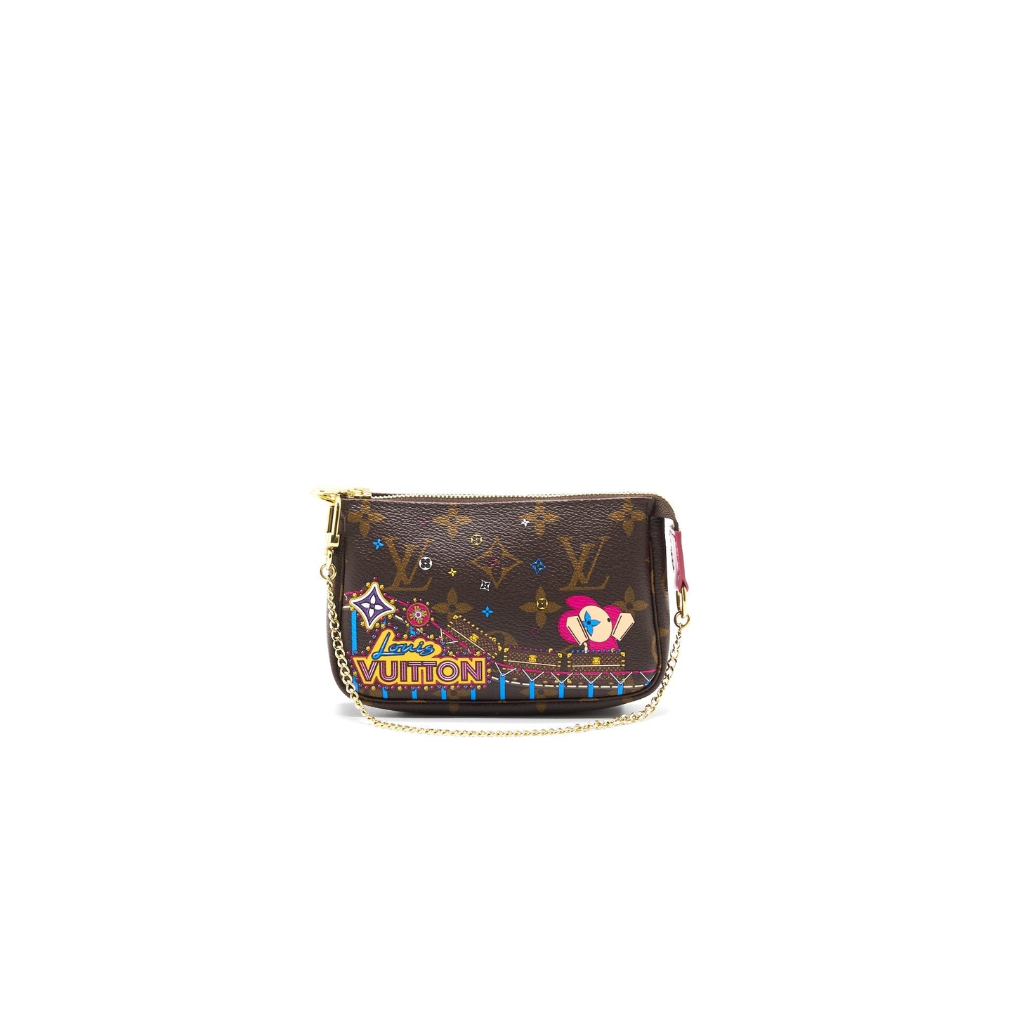Louis Vuitton 2020 Christmas Mini Pochette Accessories Monogram Canvas