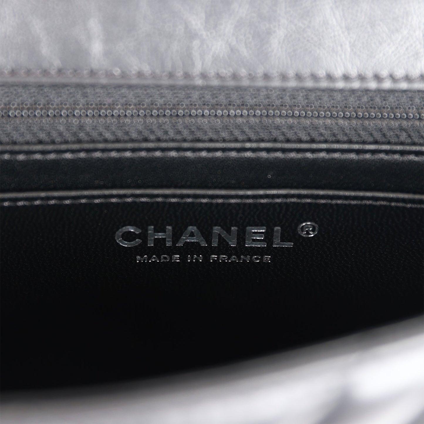 Chanel Mini Reissue 2.55 SO Black Chevron Calfskin Black Hardware