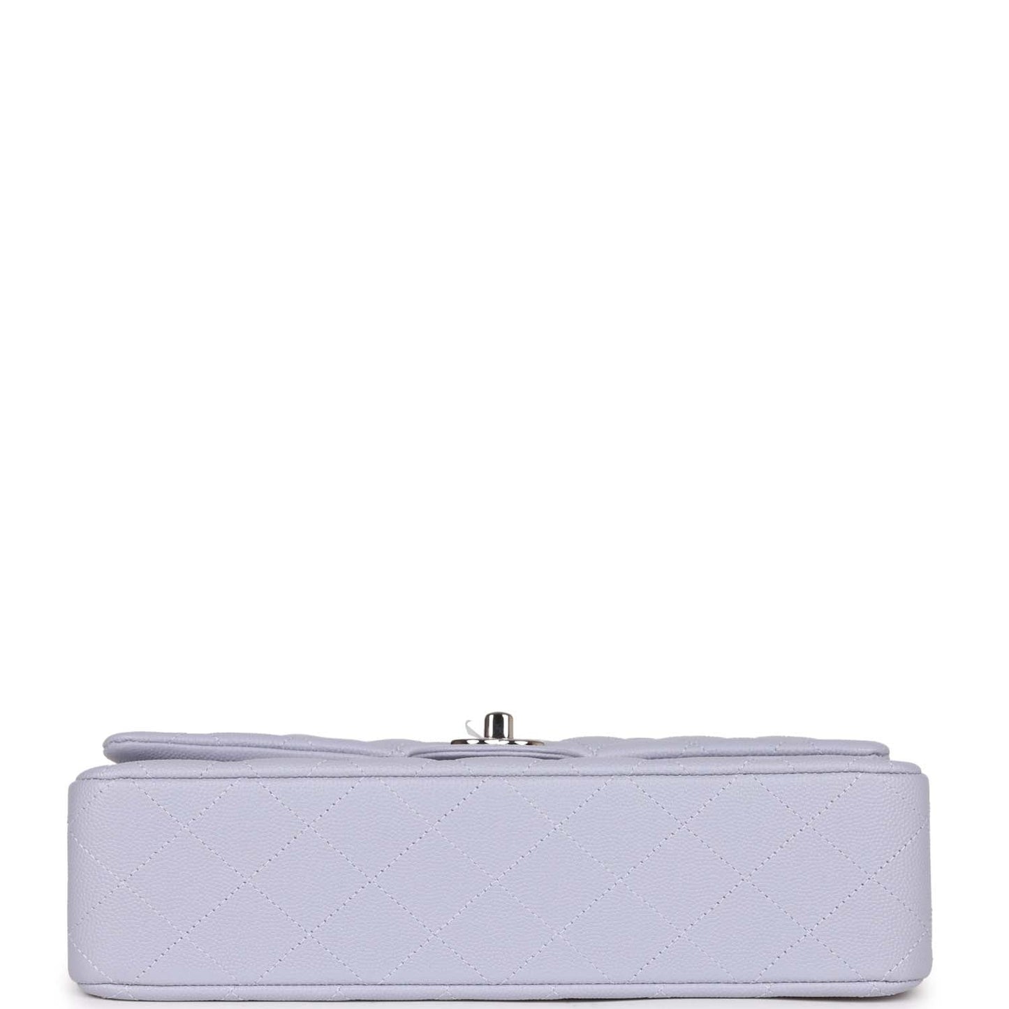 Chanel Medium Classic Double Flap Lavender Caviar Silver Hardware