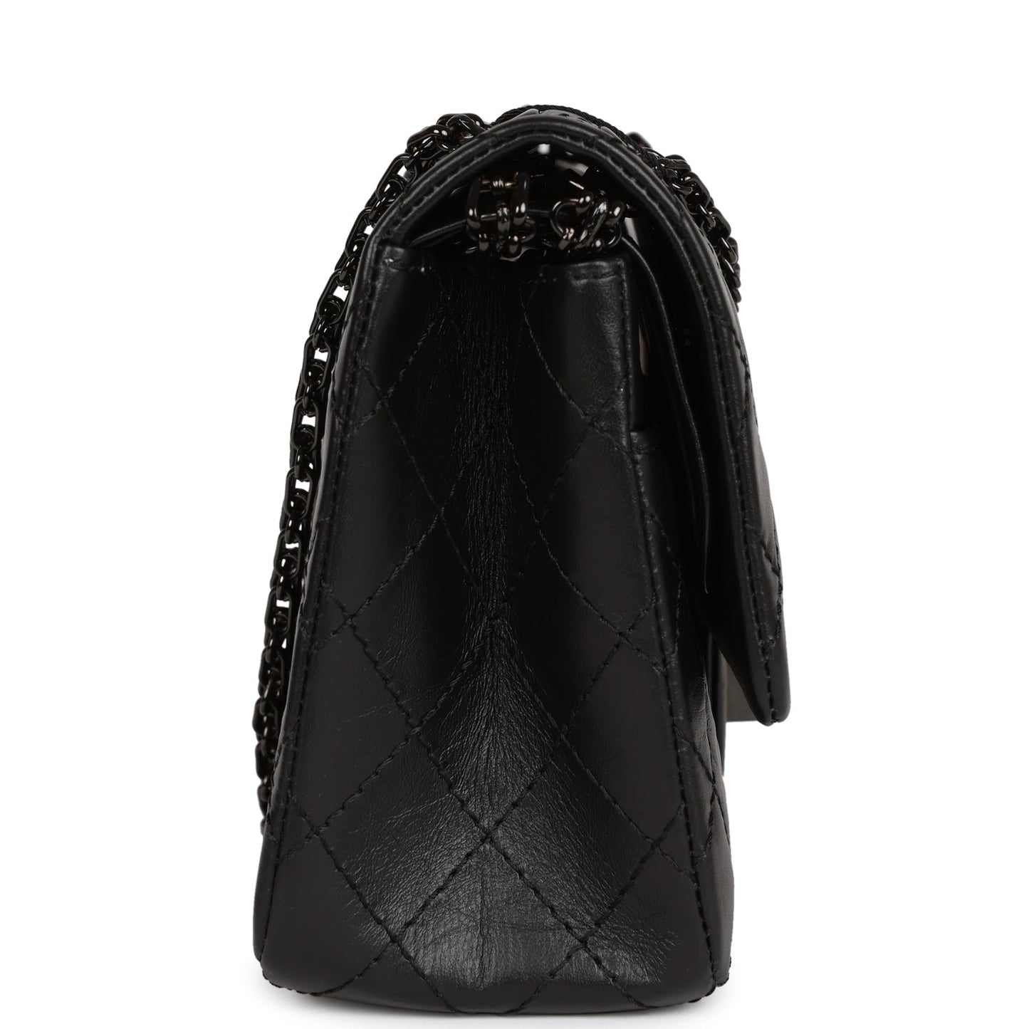Chanel Small Reissue 226 2.55 SO Black Aged Calfskin Black Hardware Crossbody