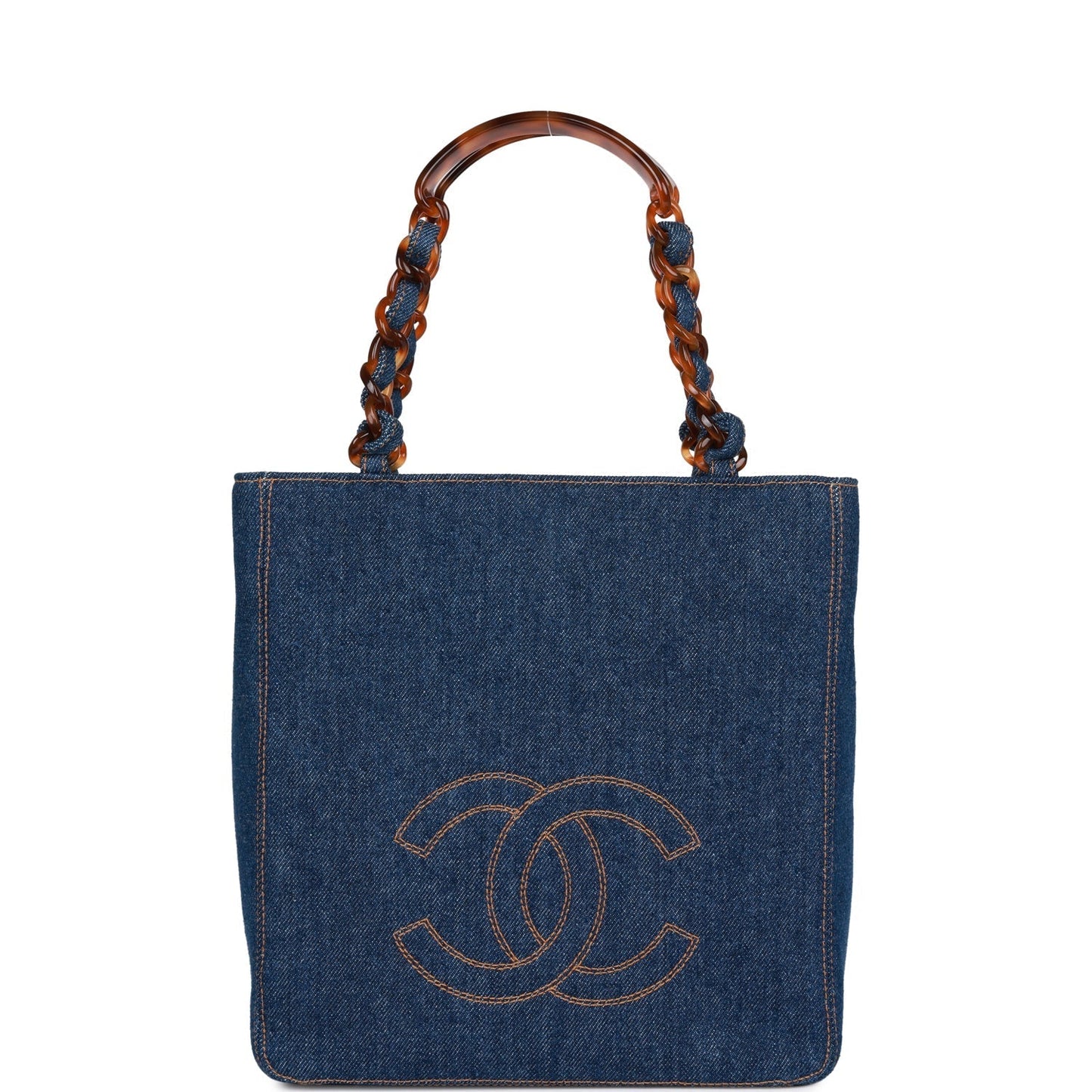 Chanel  CC Denim Tote Bag