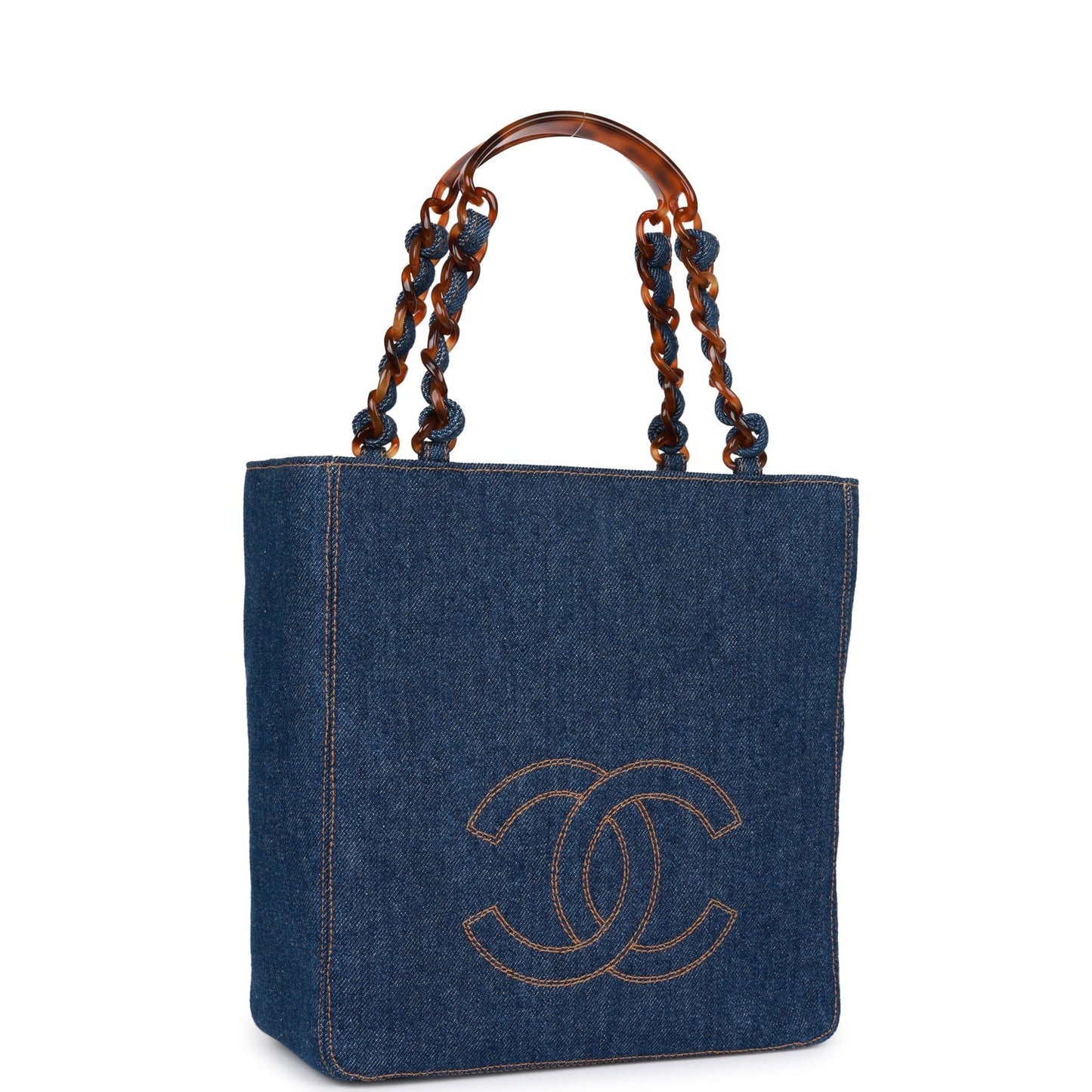 Chanel  CC Denim Tote Bag