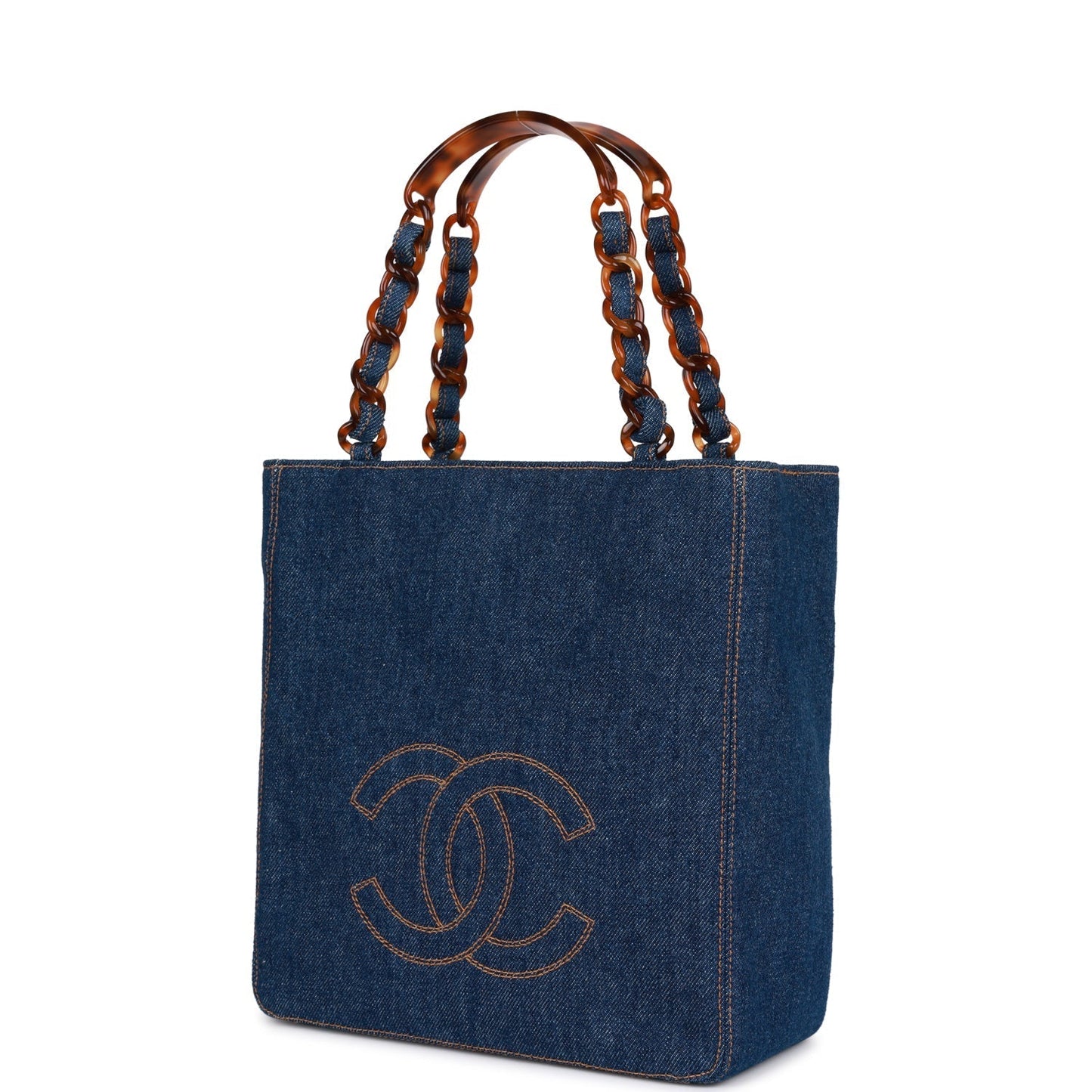 Chanel  CC Denim Tote Bag