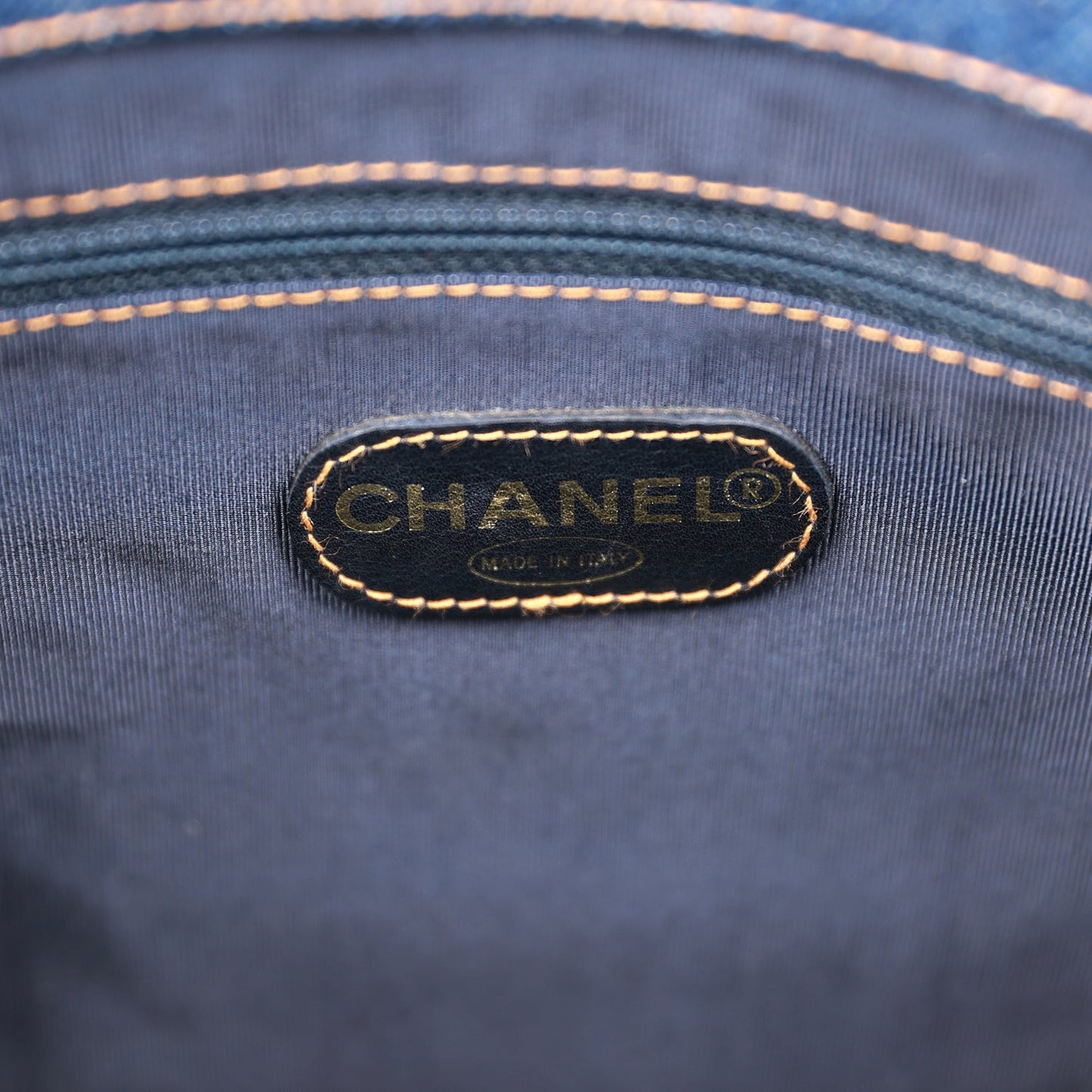 Chanel  CC Denim Tote Bag