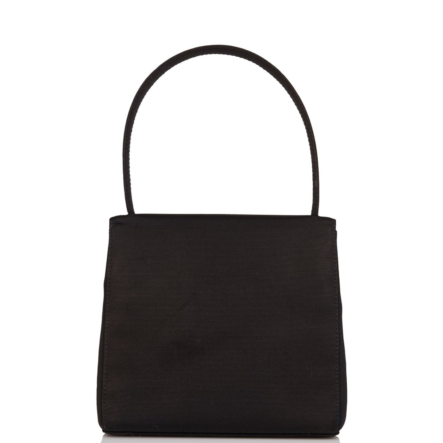 Chanel  Mini Kelly Bag Black Satin Gold Hardware
