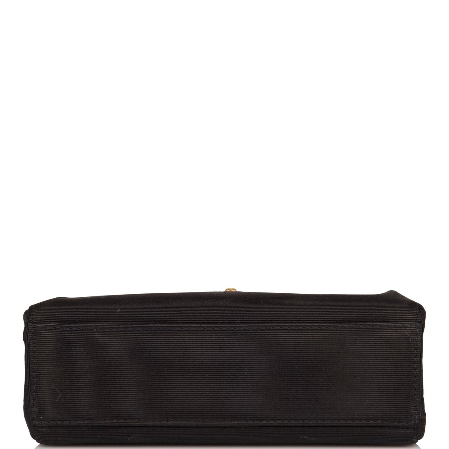Chanel  Mini Kelly Bag Black Satin Gold Hardware