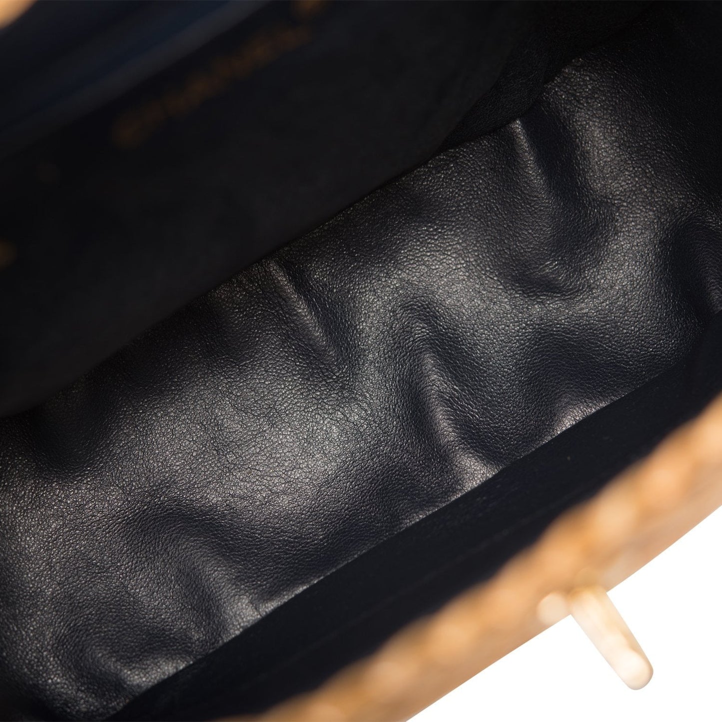 Chanel  Basket Bag Denim and Wicker Gold Hardware