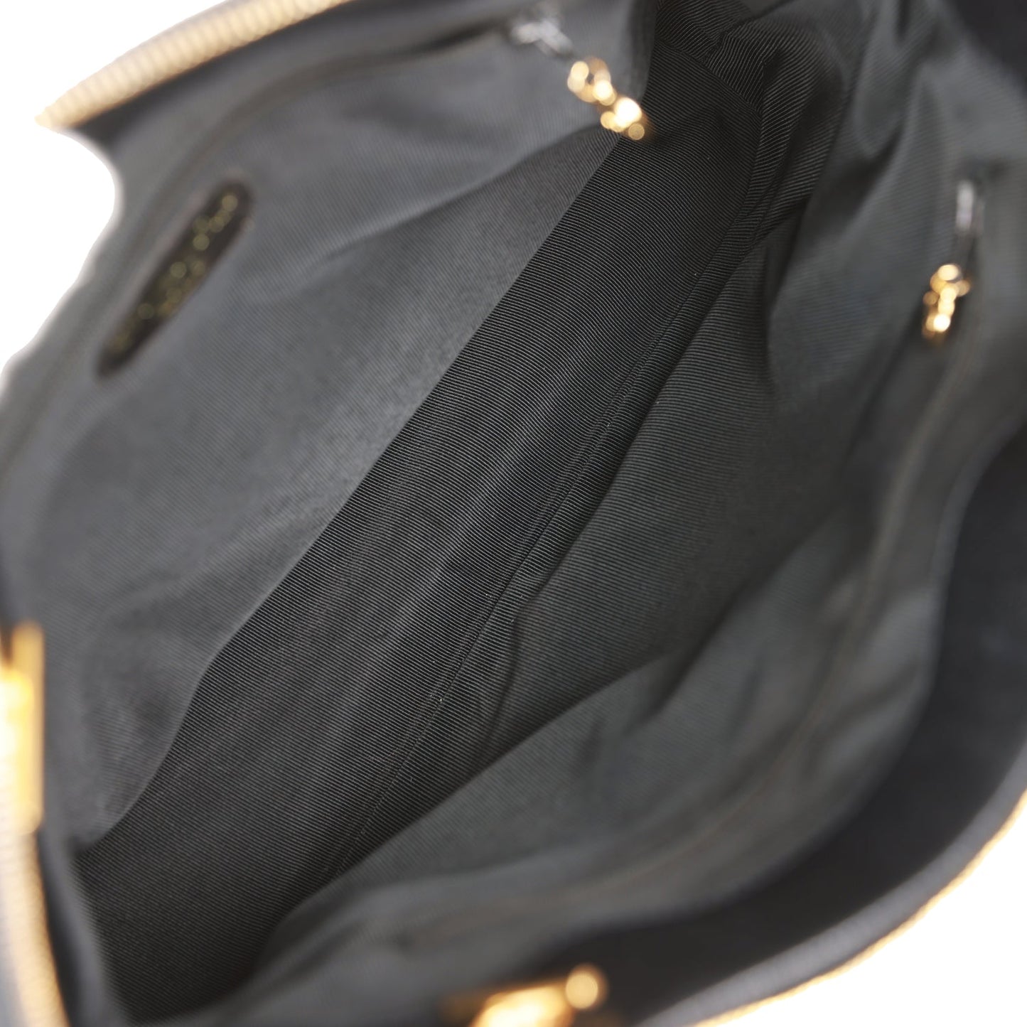 Chanel  Triple CC Tote Bag Black Caviar Gold Hardware