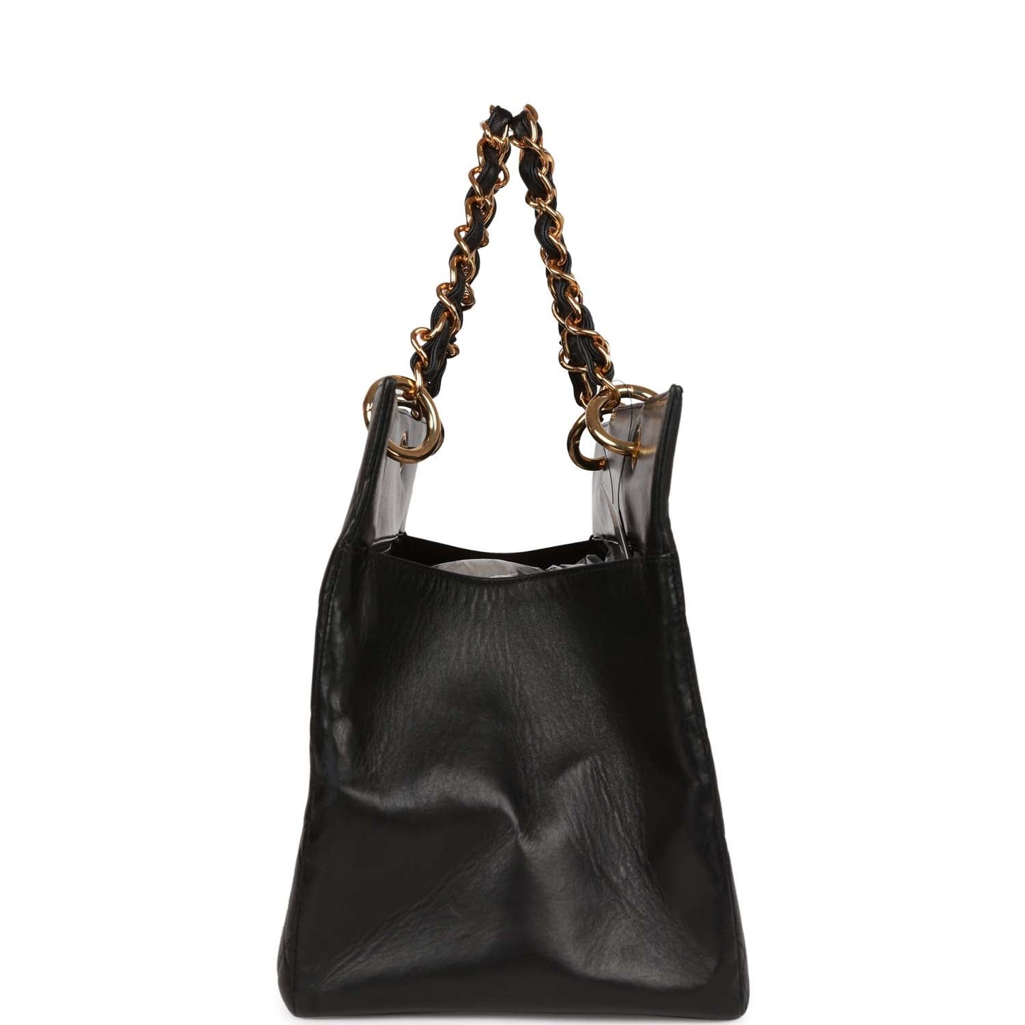 Chanel  Grand CC Timeless Tote Bag Black Lambskin Gold Hardware