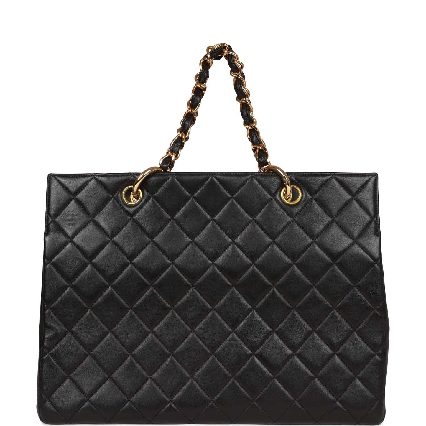 Chanel  Grand CC Timeless Tote Bag Black Lambskin Gold Hardware