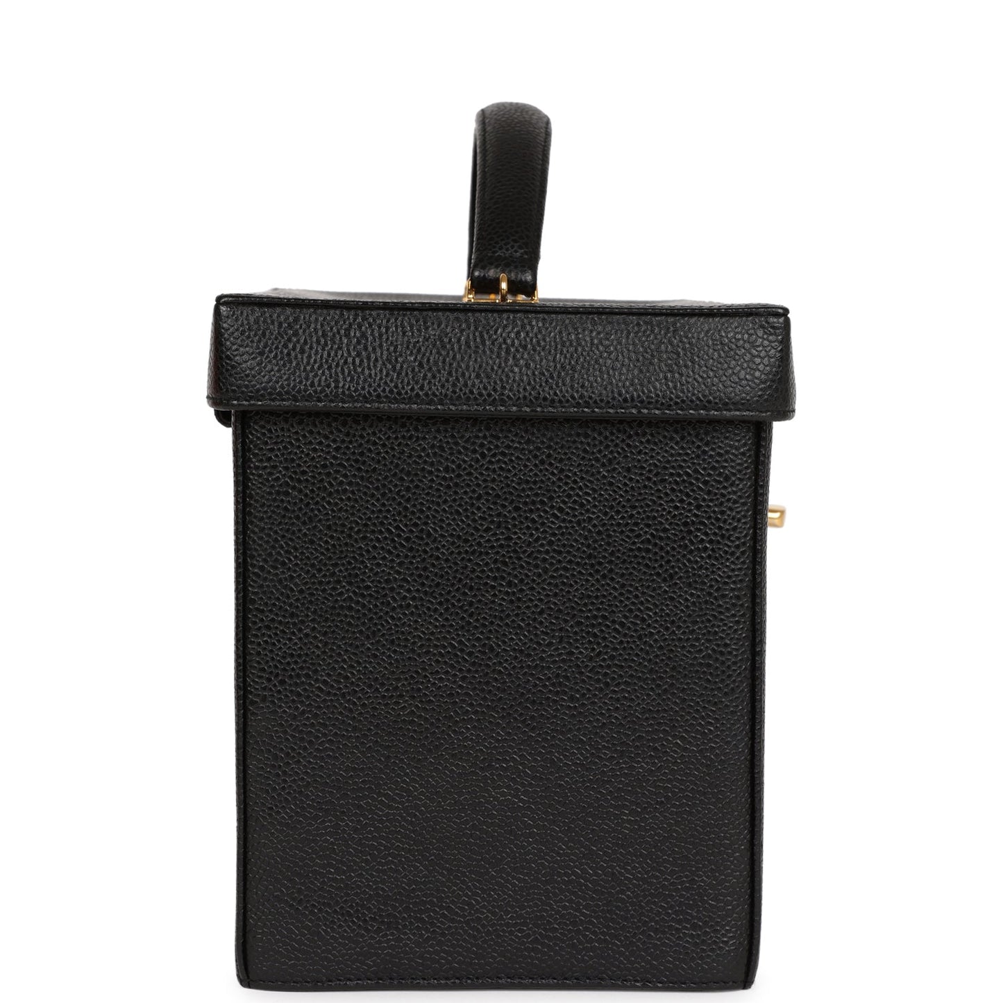 Chanel  Large Vanity Bag Black Caviar Gold Hardware