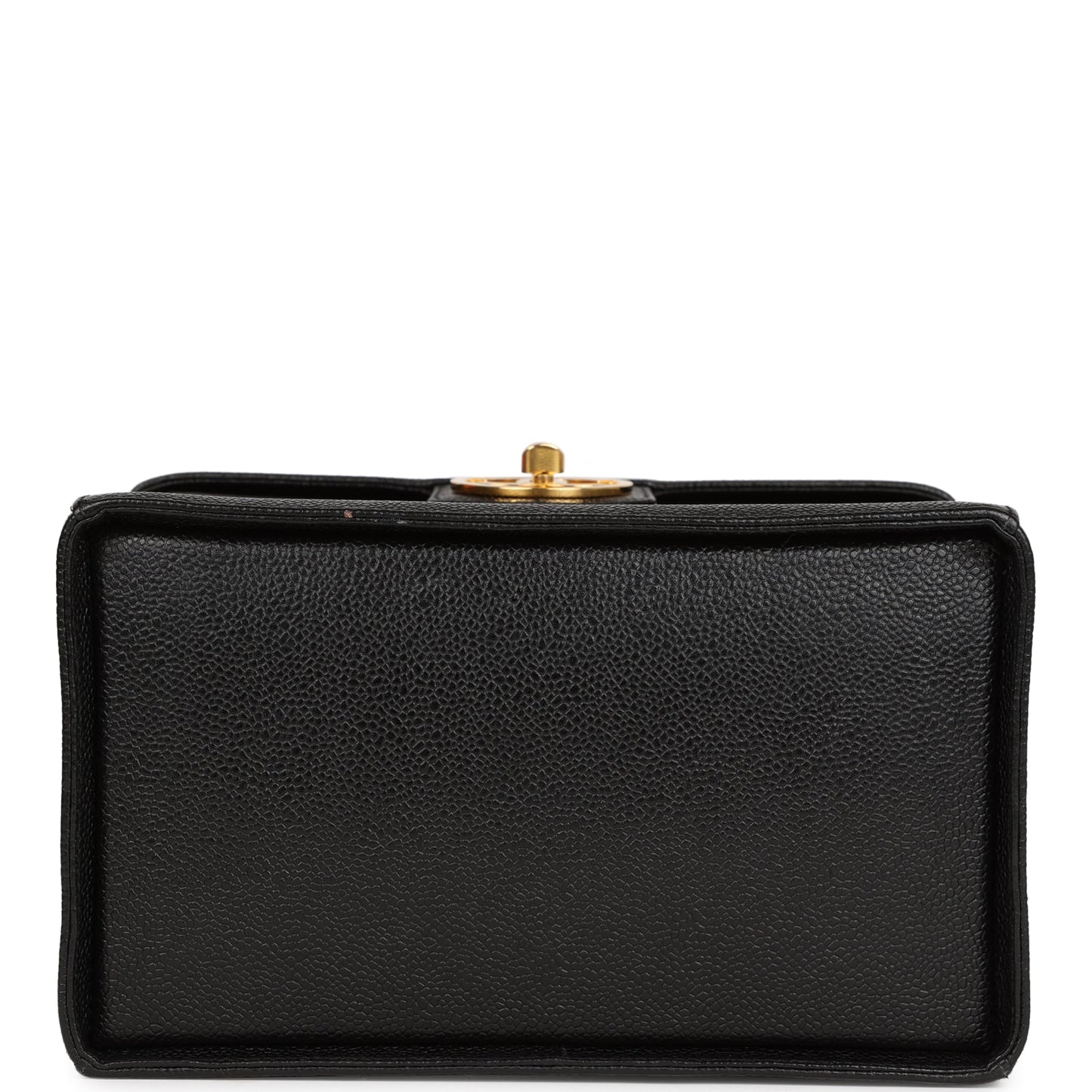 Chanel  Large Vanity Bag Black Caviar Gold Hardware