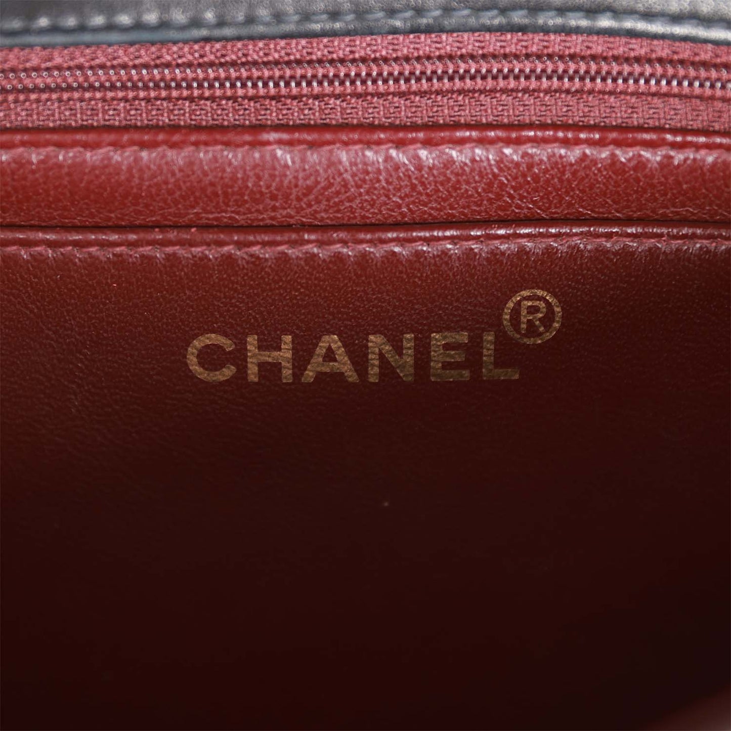 Chanel  Kelly Parent Flap Bag Black Lambskin Gold Hardware