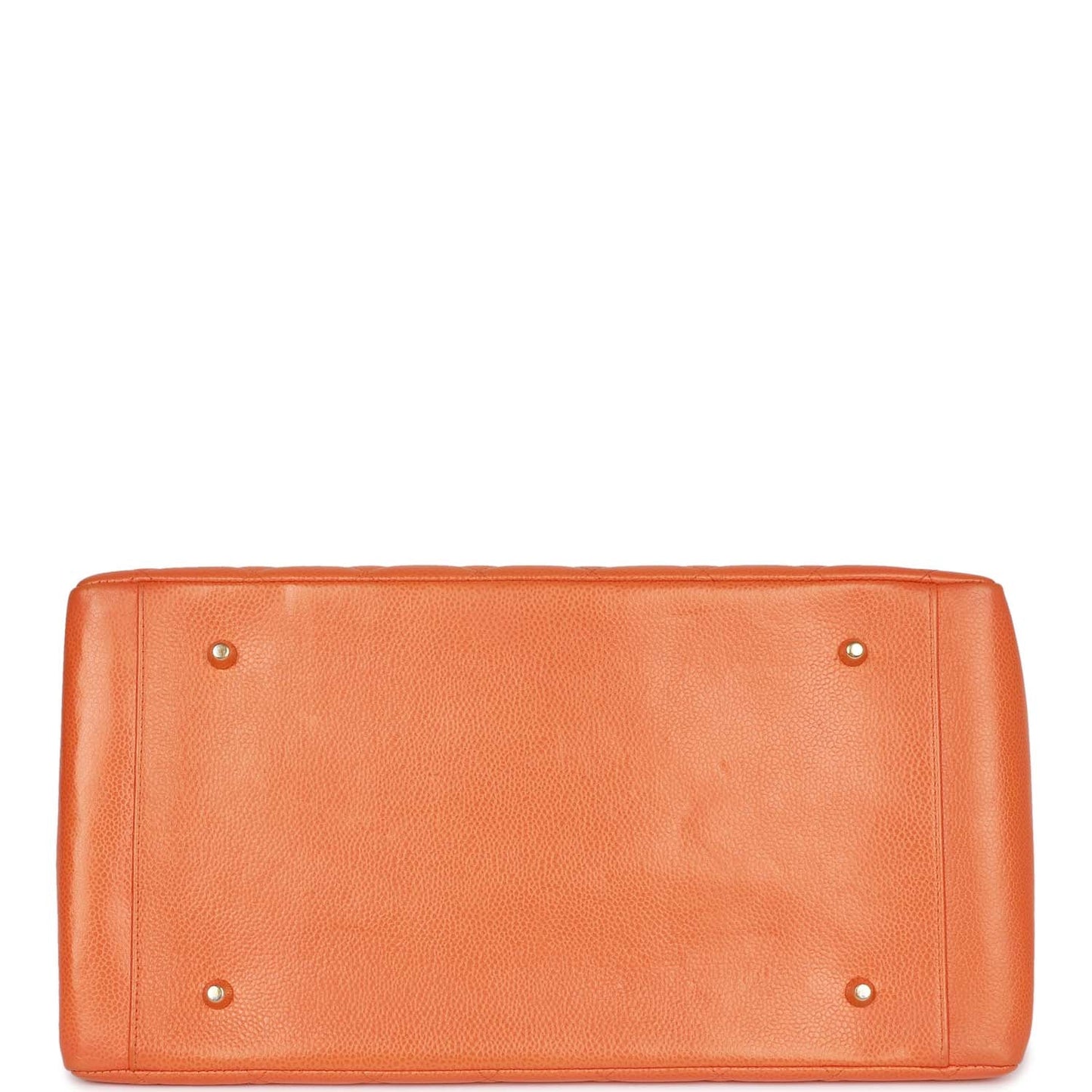 Chanel  Grand CC Timeless Tote Bag Orange Caviar Gold Hardware