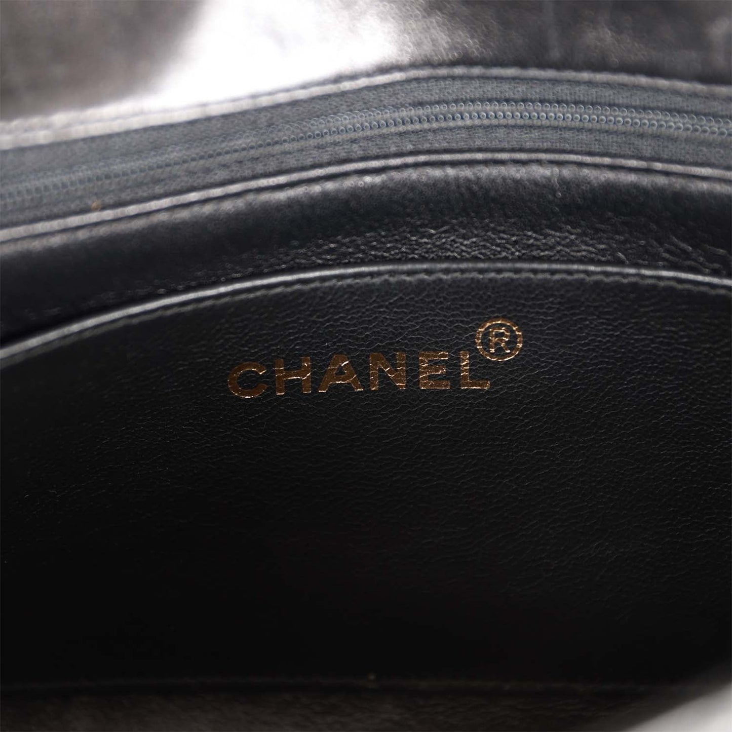 Chanel  Small Diana Flap Bag Black Lambskin Gold Hardware