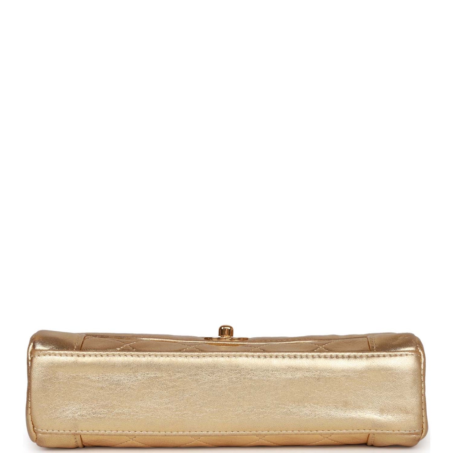 Chanel  Flap Bag Gold Metallic Lambskin Gold Hardware