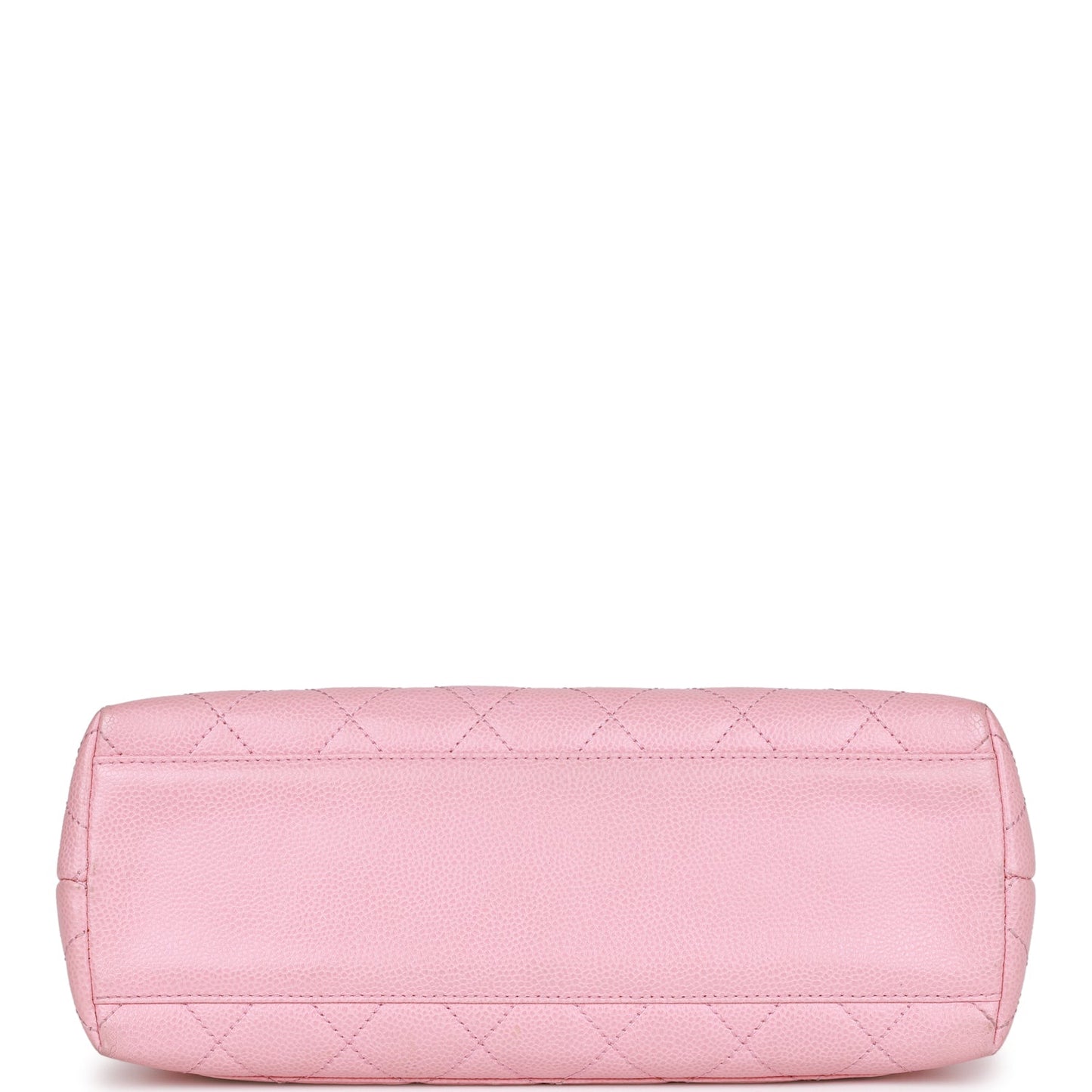 Chanel  Kelly Handle Flap Bag Pink Caviar Gold Hardware
