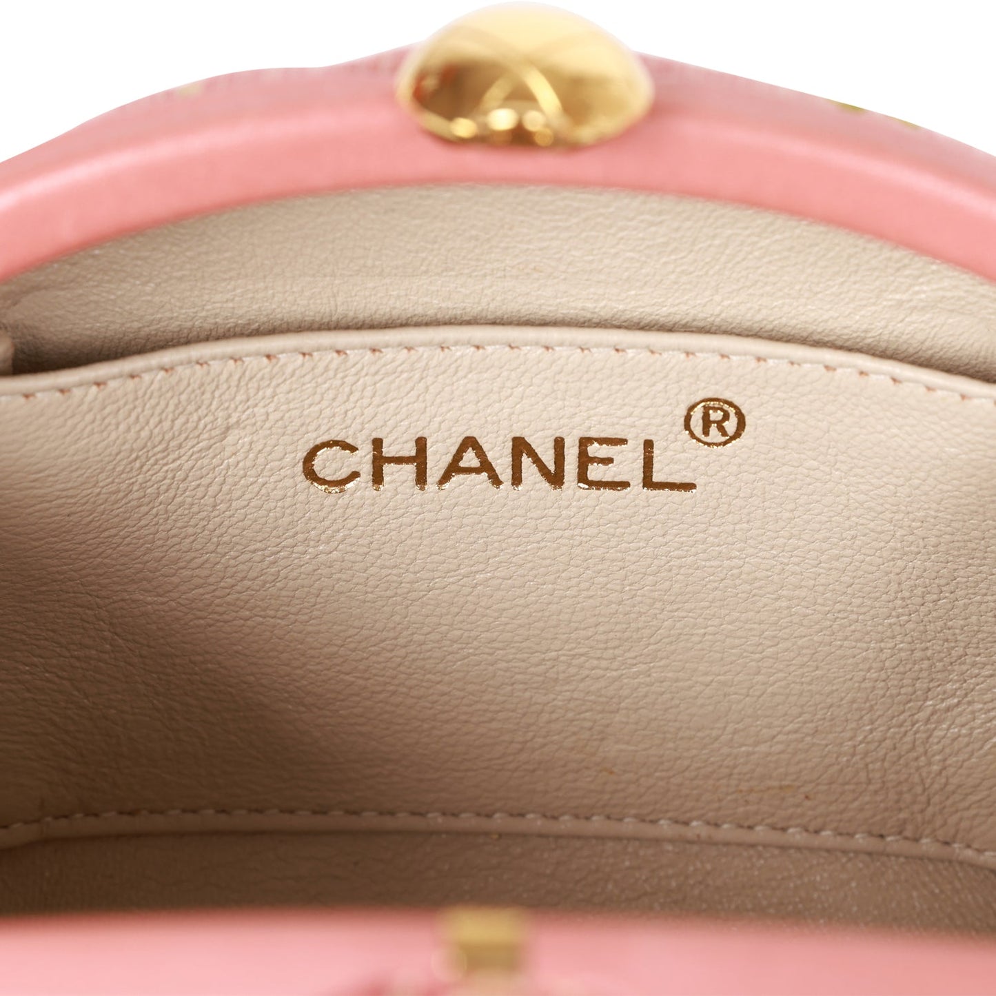 Chanel  Timeless Clutch Rose Pink Brocade Silk Gold Hardware