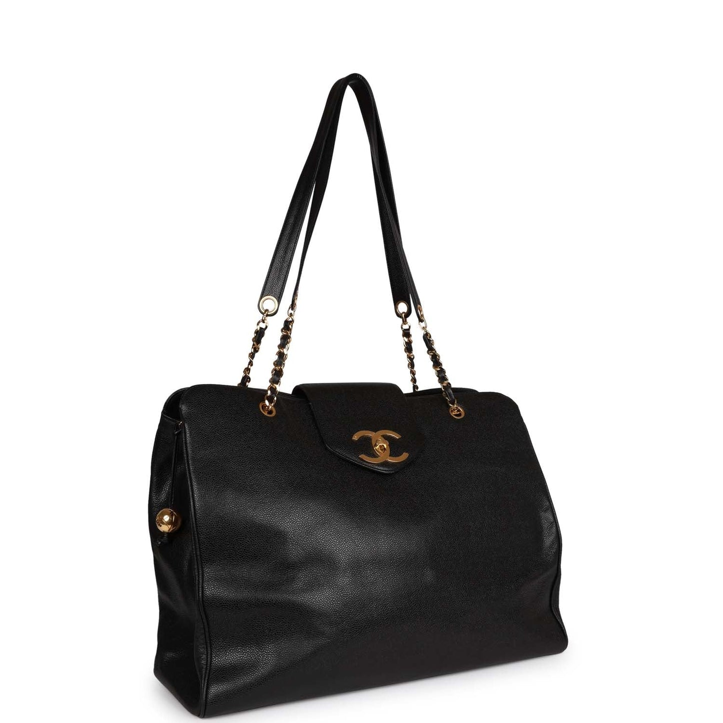 Chanel Supermodel Tote Black Caviar Gold Hardware