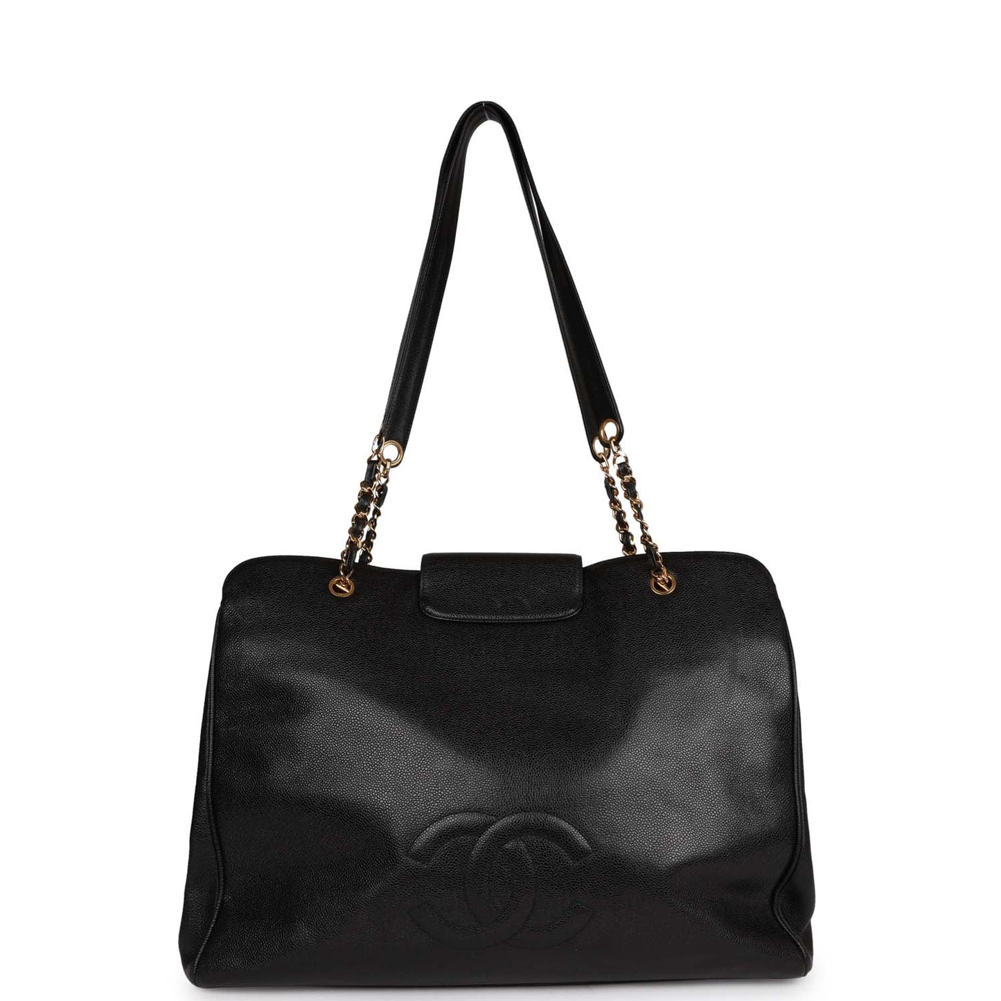 Chanel Supermodel Tote Black Caviar Gold Hardware