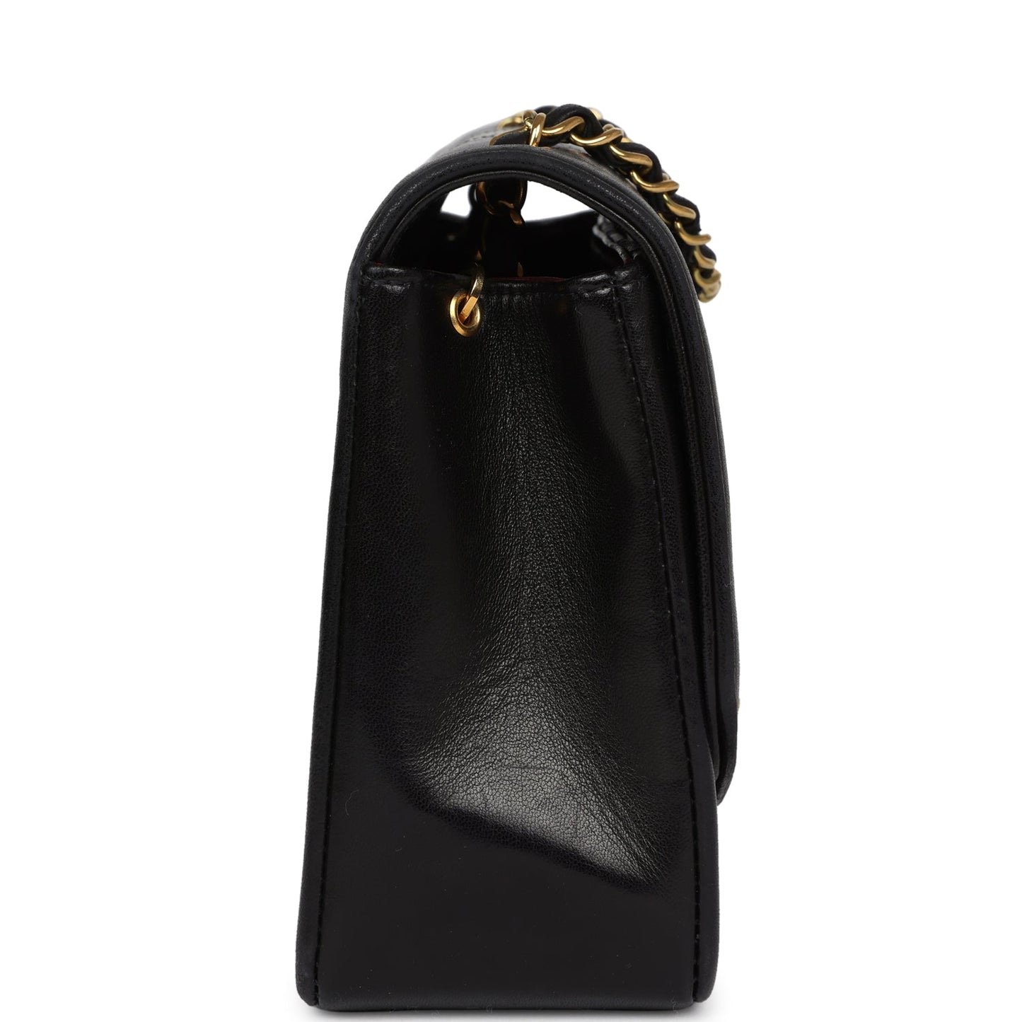 Chanel Small Diana Flap Bag Black Lambskin Gold Hardware