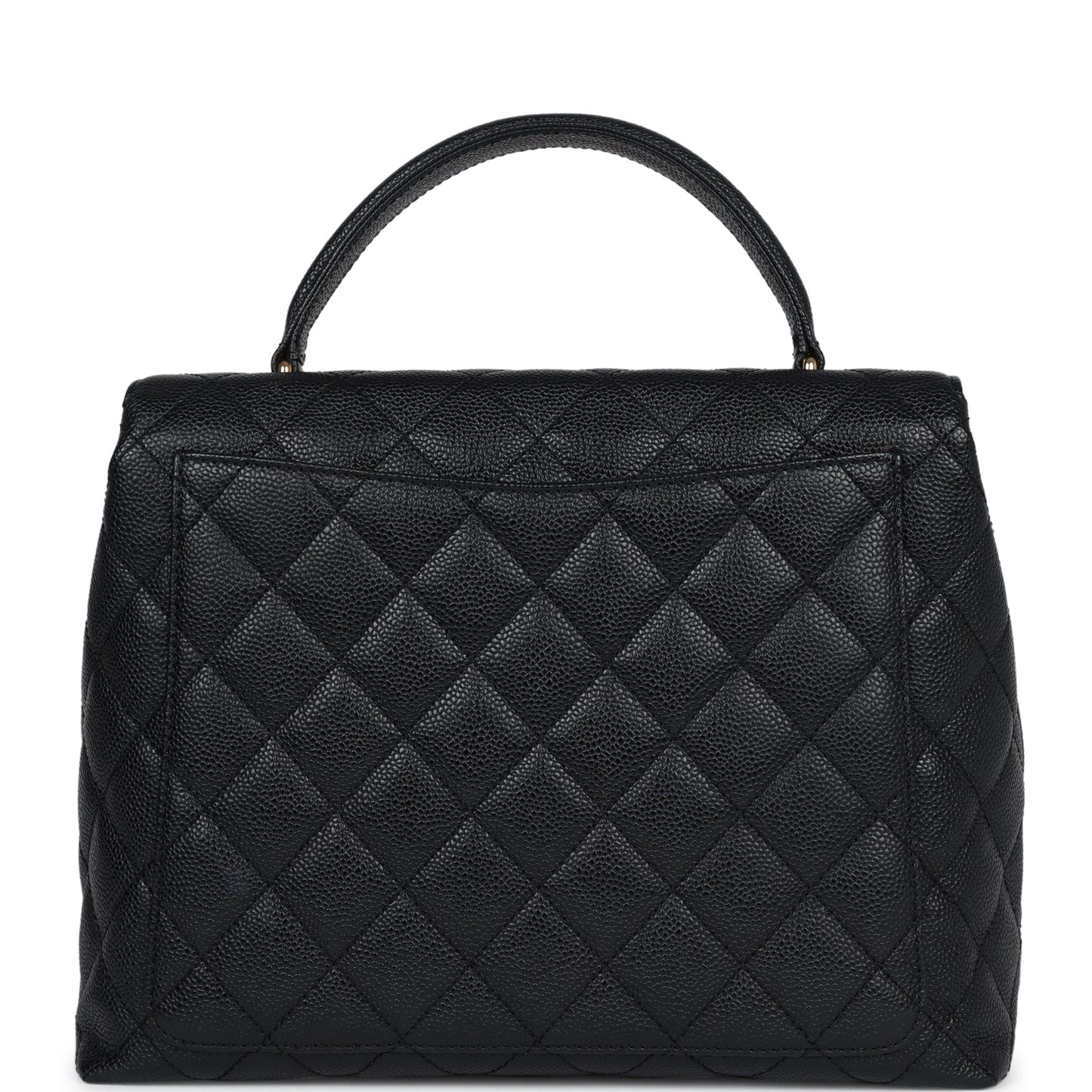 Chanel Kelly Flap Bag Black Caviar Gold Hardware