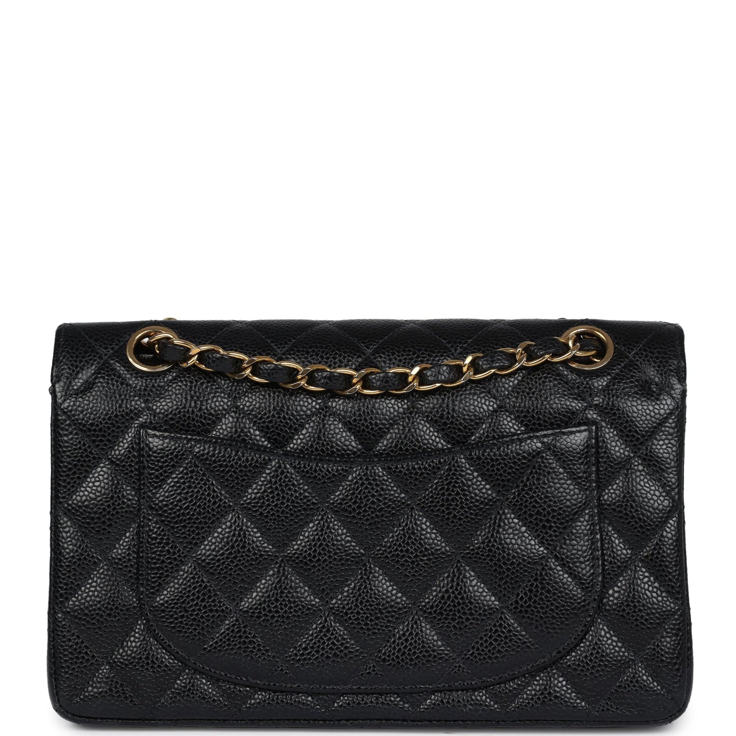 Chanel Small Classic Double Flap Black Caviar Gold Hardware