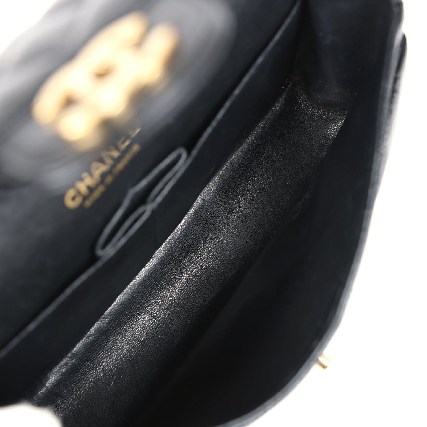 Chanel Small Classic Double Flap Black Caviar Gold Hardware