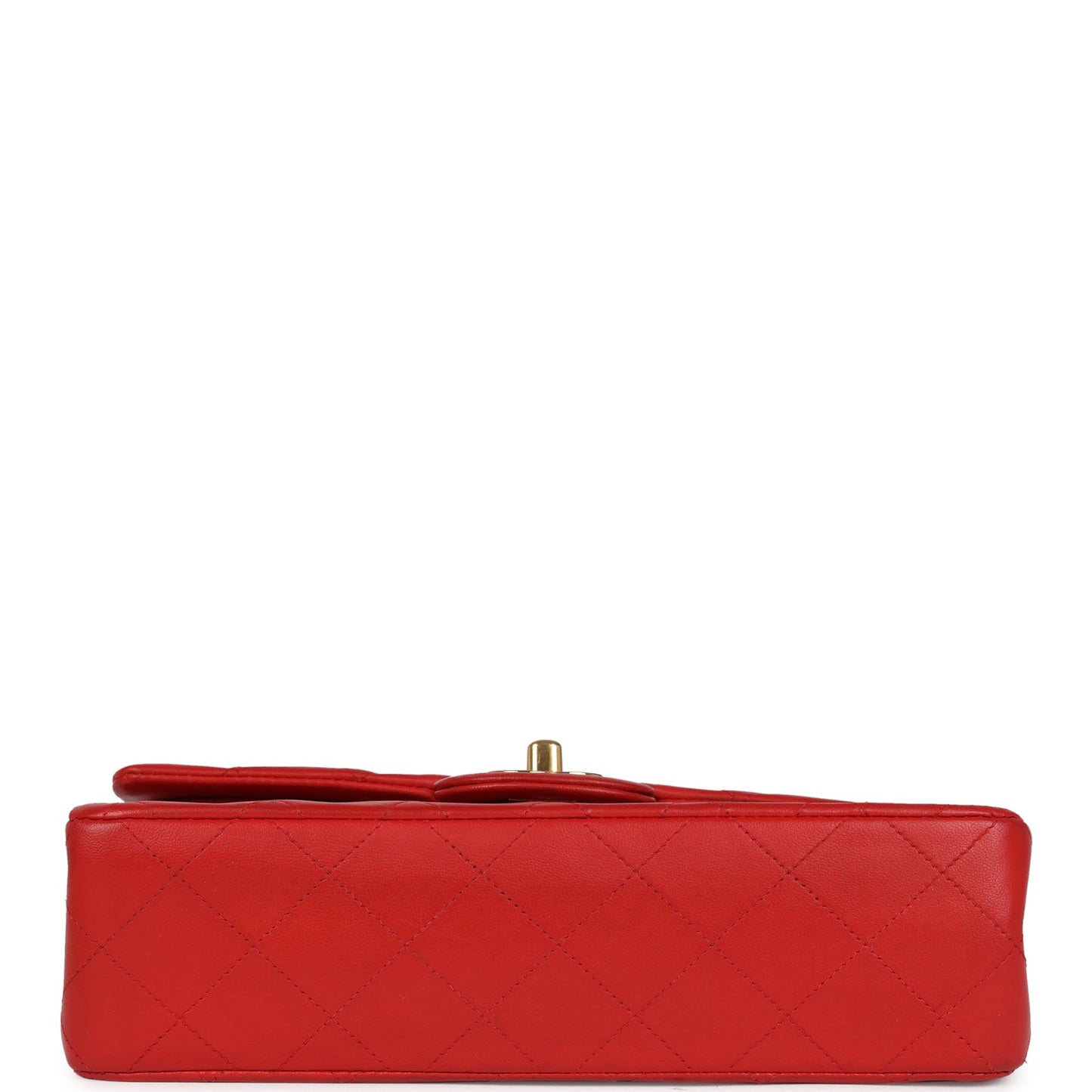 Chanel  Small Classic Double Flap Bag Red Lambskin Gold Hardware